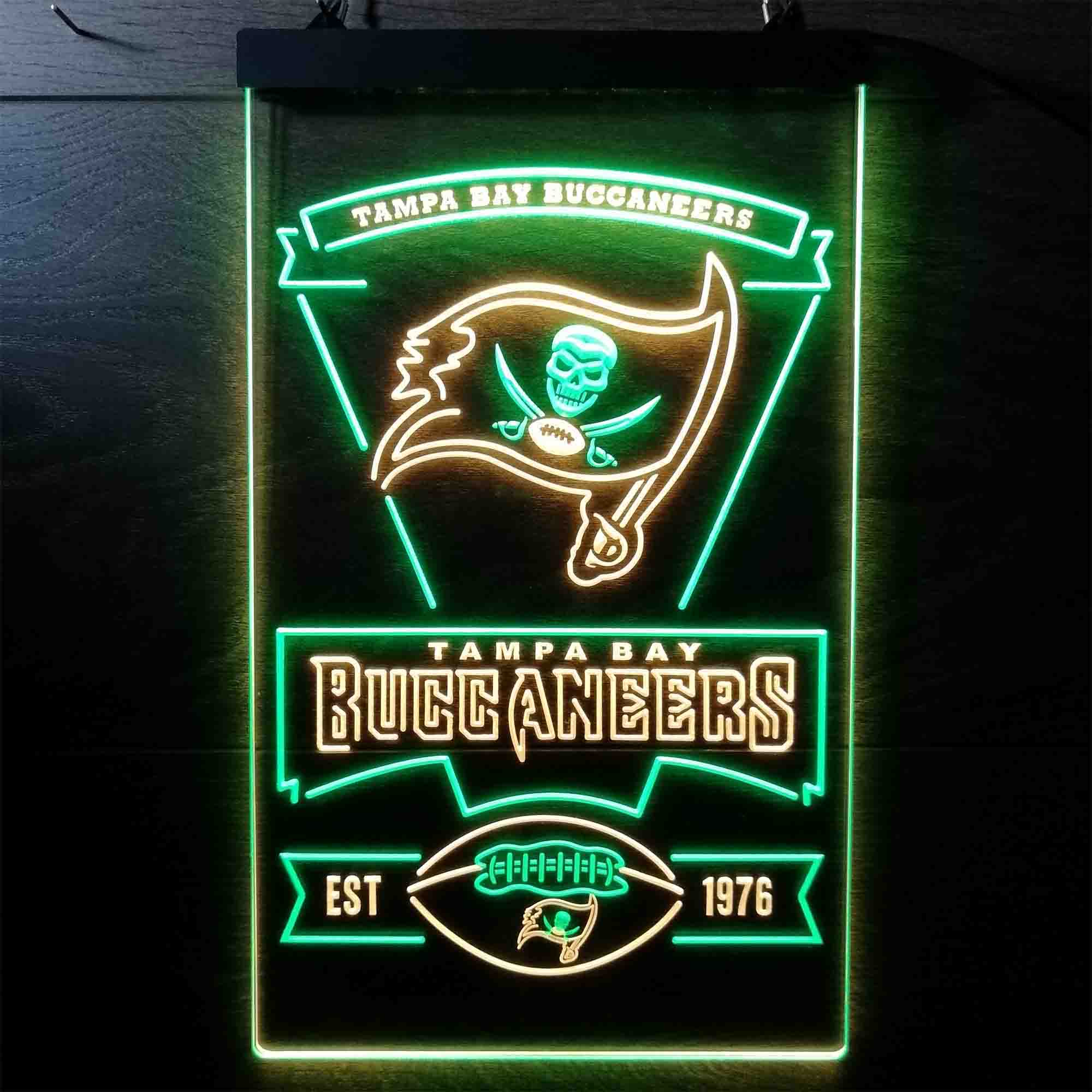 Tampas Bays League Club Buccaneerss LED Neon Sign