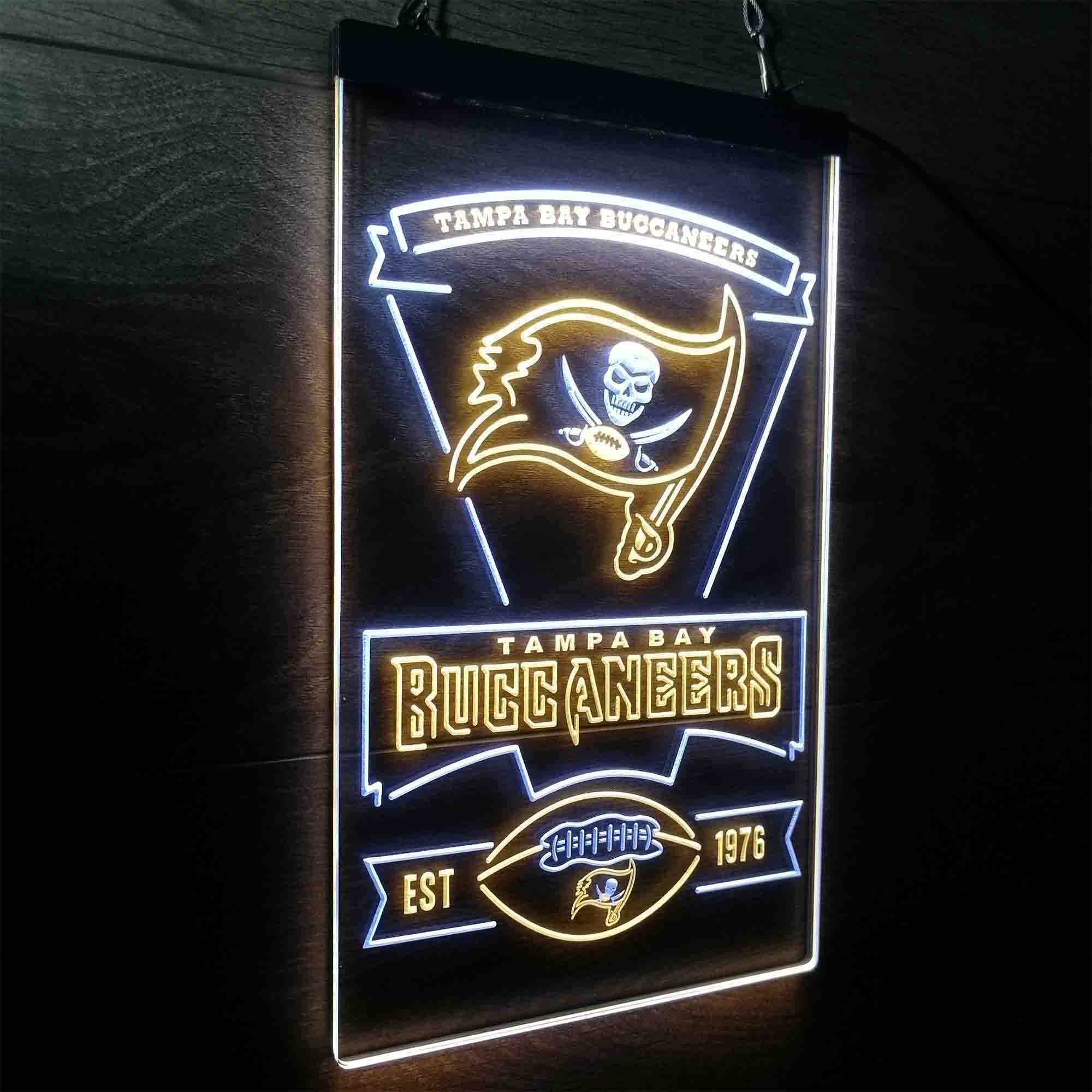 Tampas Bays League Club Buccaneerss LED Neon Sign