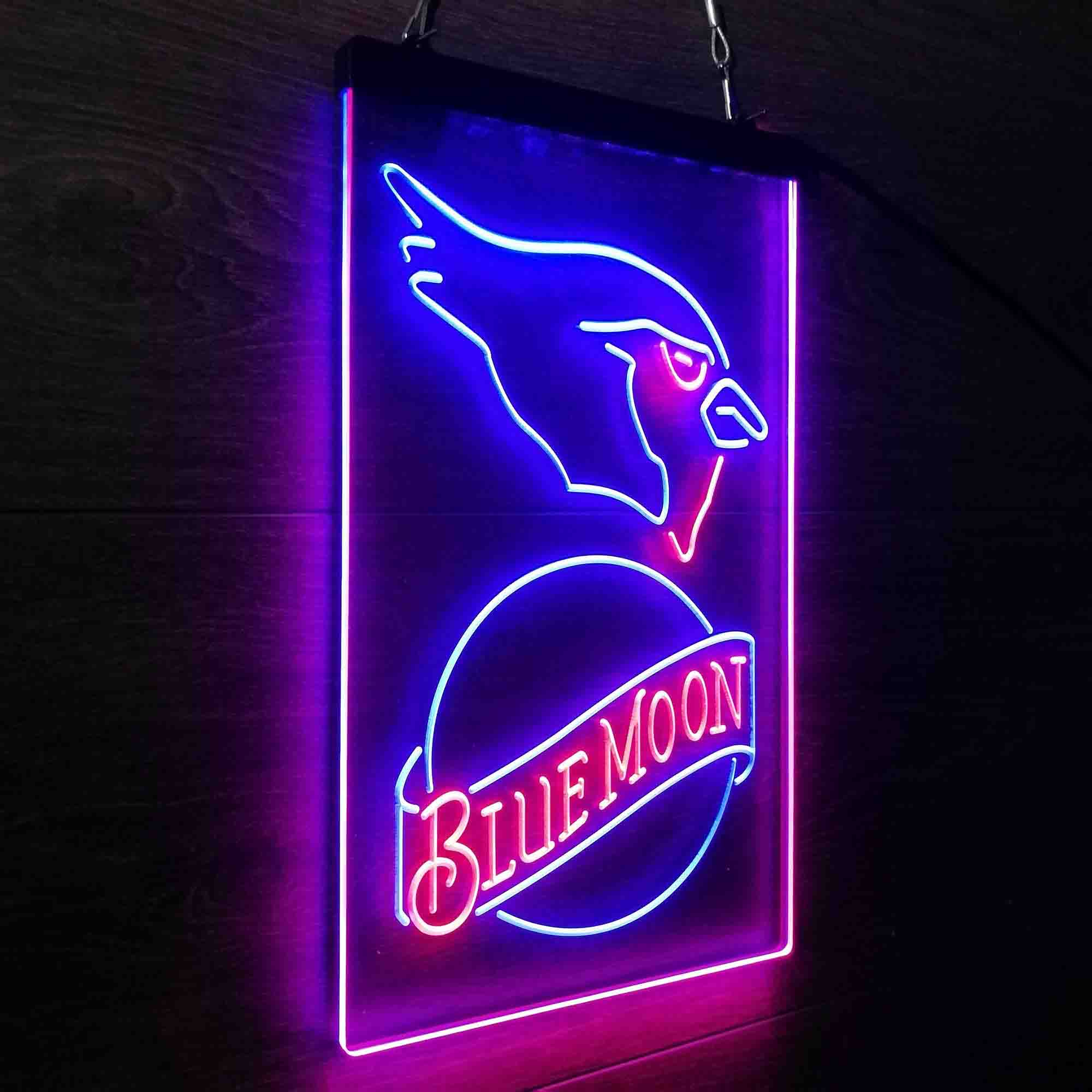 Blue Moon Bar Arizona Cardinals Est. 1920 LED Neon Sign