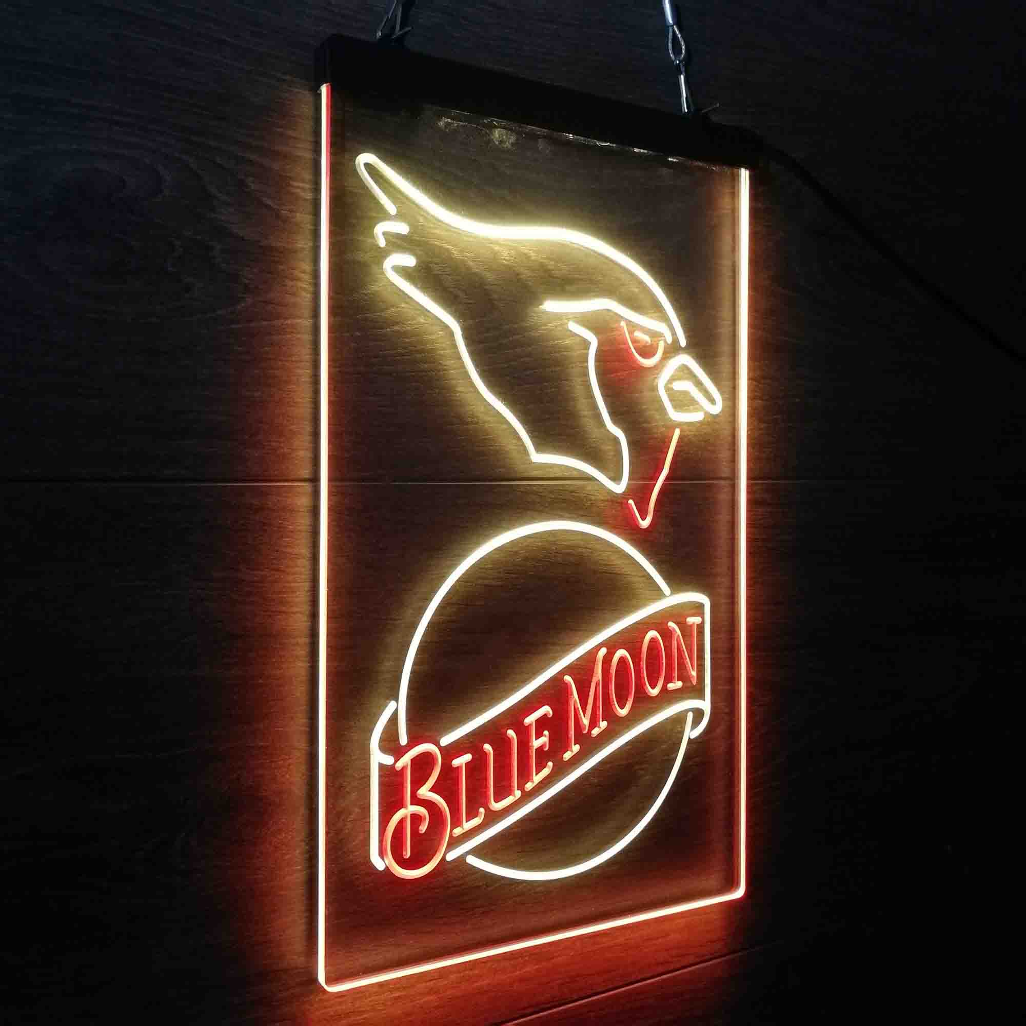 Blue Moon Bar Arizona Cardinals Est. 1920 LED Neon Sign