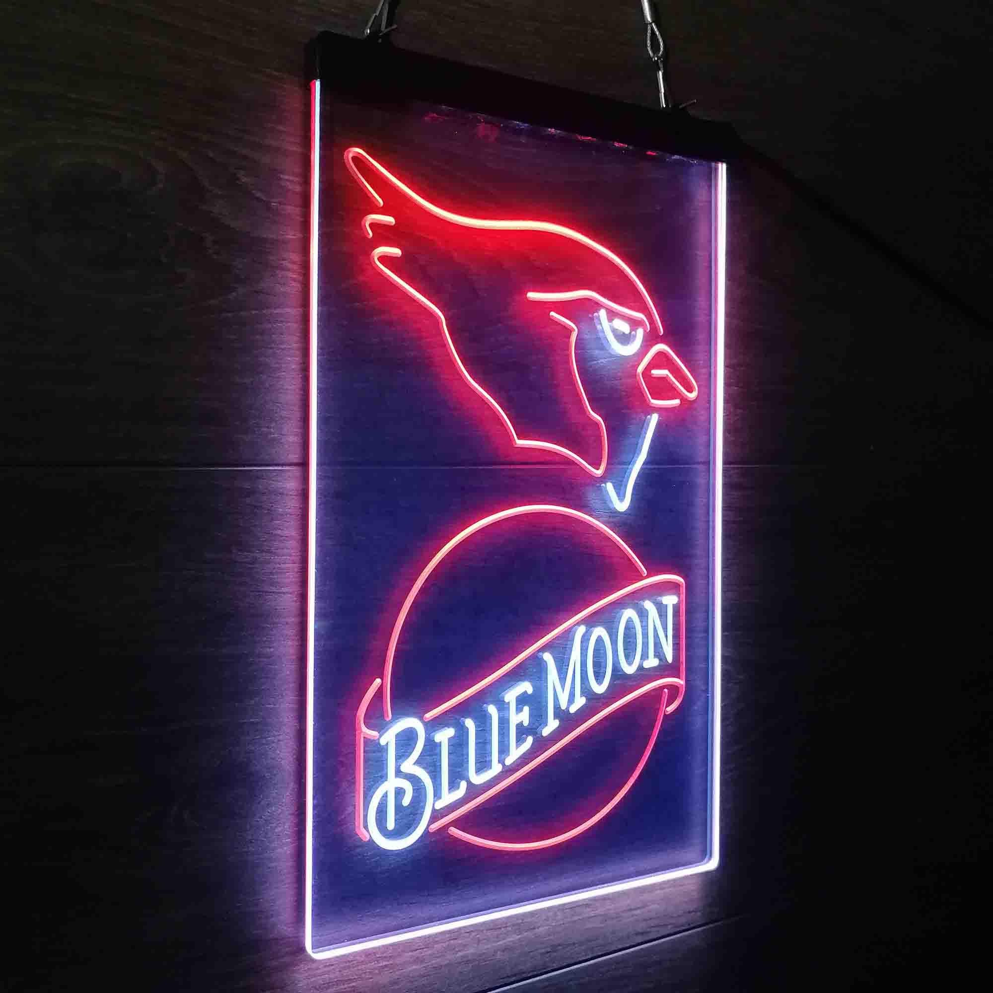 Blue Moon Bar Arizona Cardinals Est. 1920 LED Neon Sign