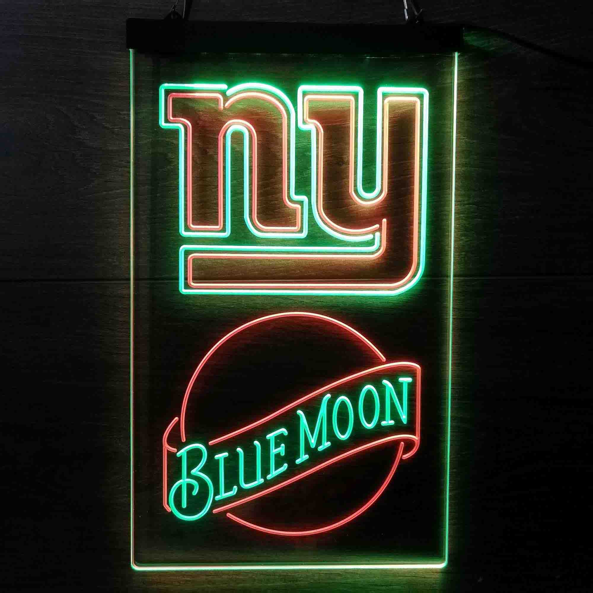 Blue Moon Bar New York Giants Est. 1925 LED Neon Sign