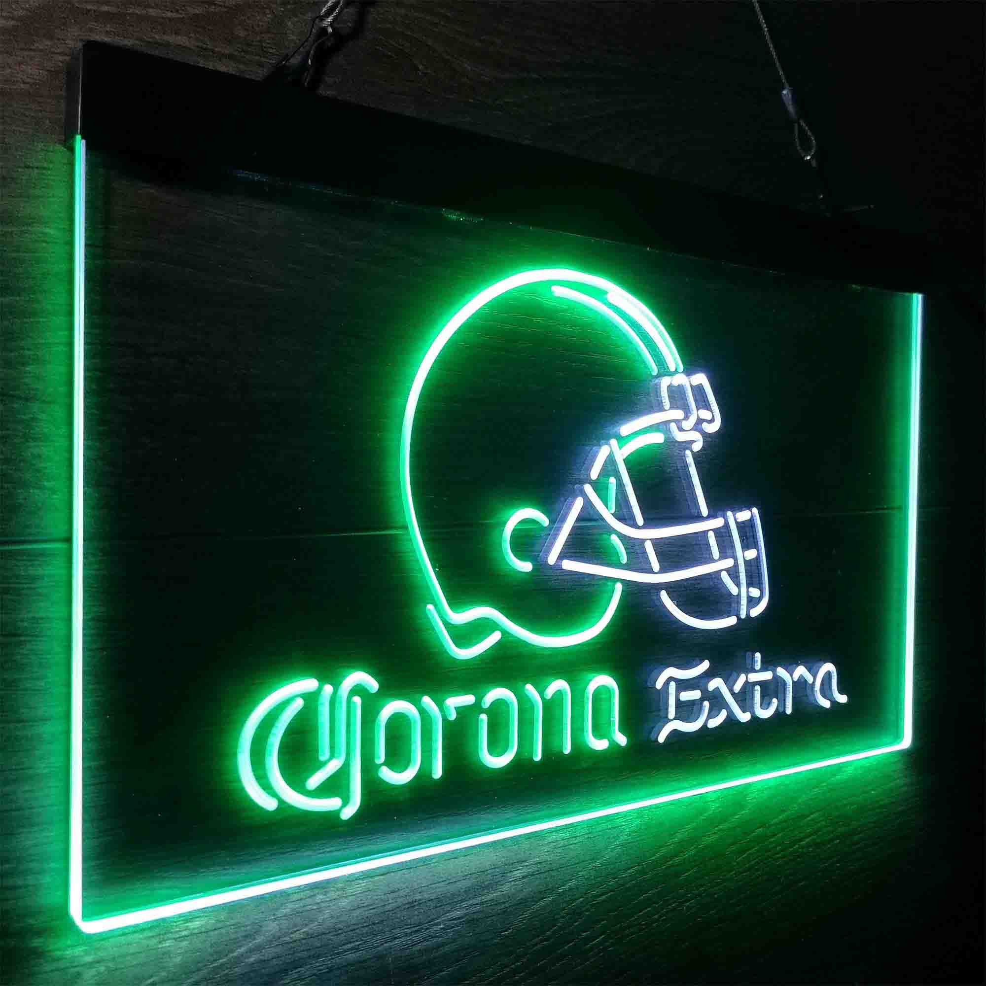 Corona Extra Bar Cleveland Browns Est. 1946 LED Neon Sign