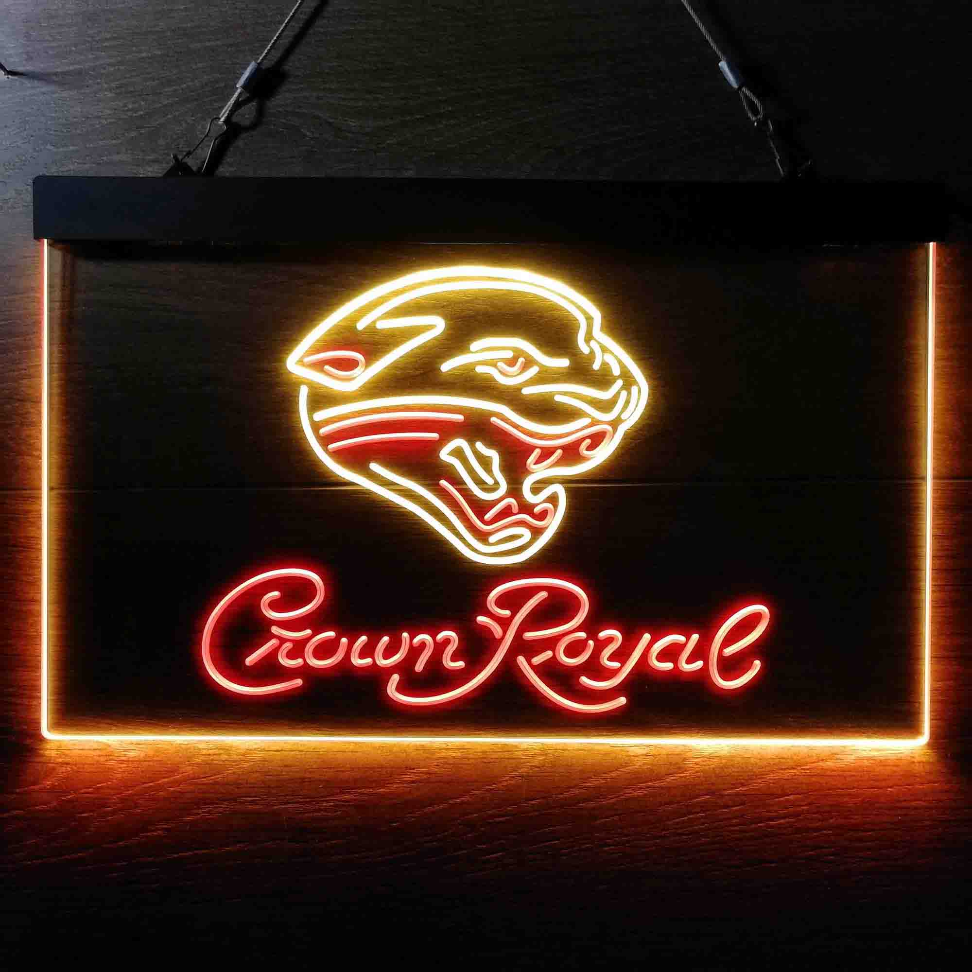 Crown Royal Bar Jacksonville Jaguars Est. 1995 LED Neon Sign