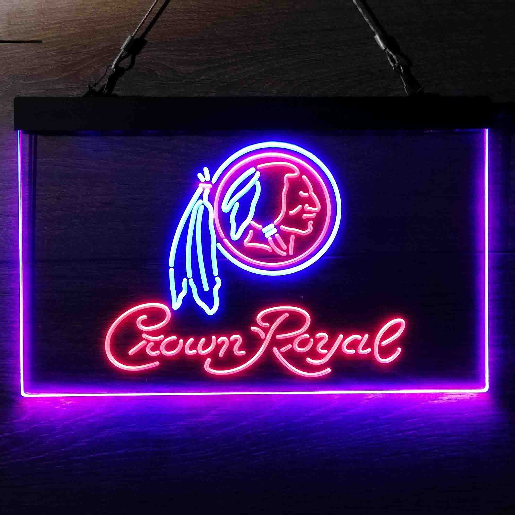 Crown Royal Bar Washington Est. 1932 LED Neon Sign