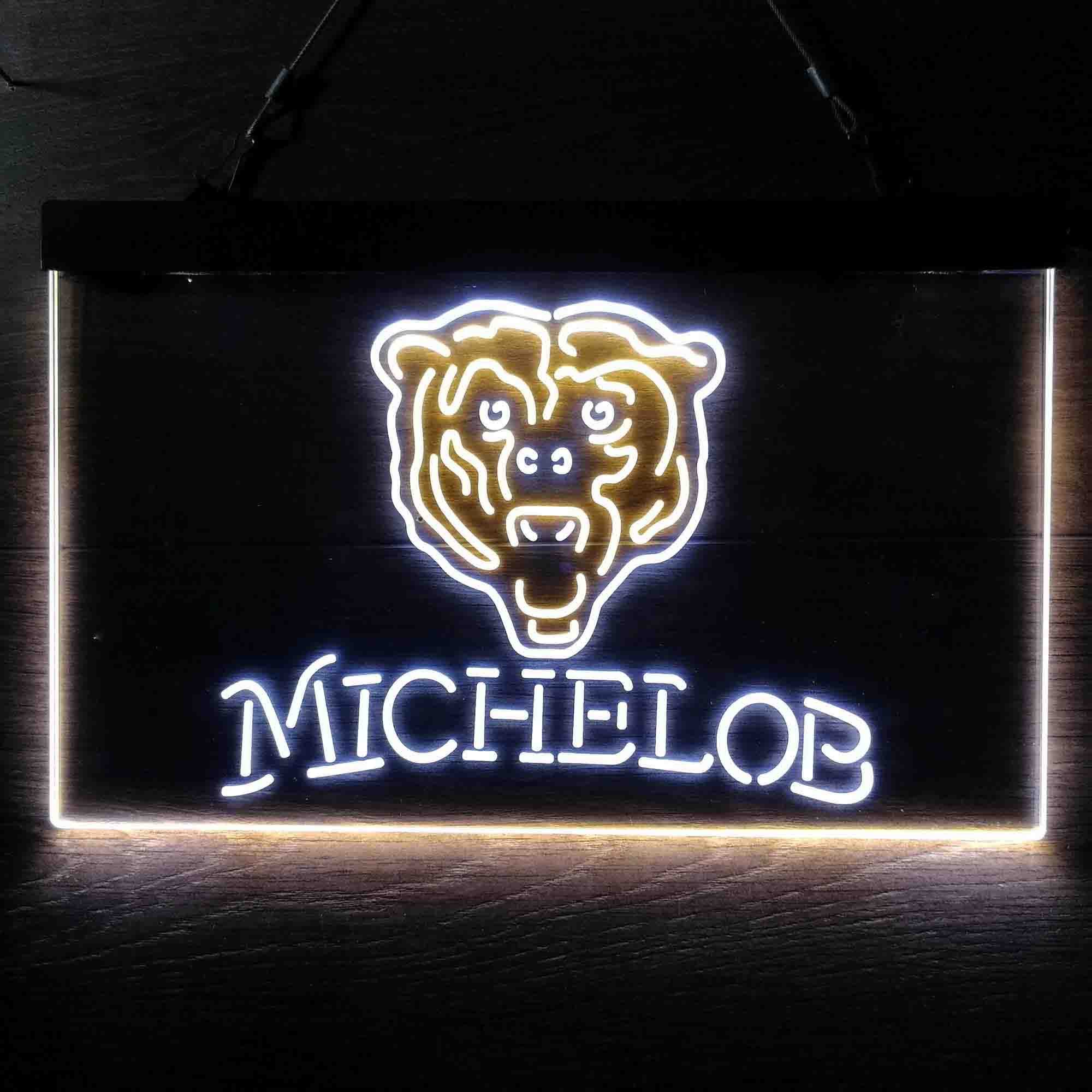 Michelob Bar Chicago Bears Est. 1920 LED Neon Sign