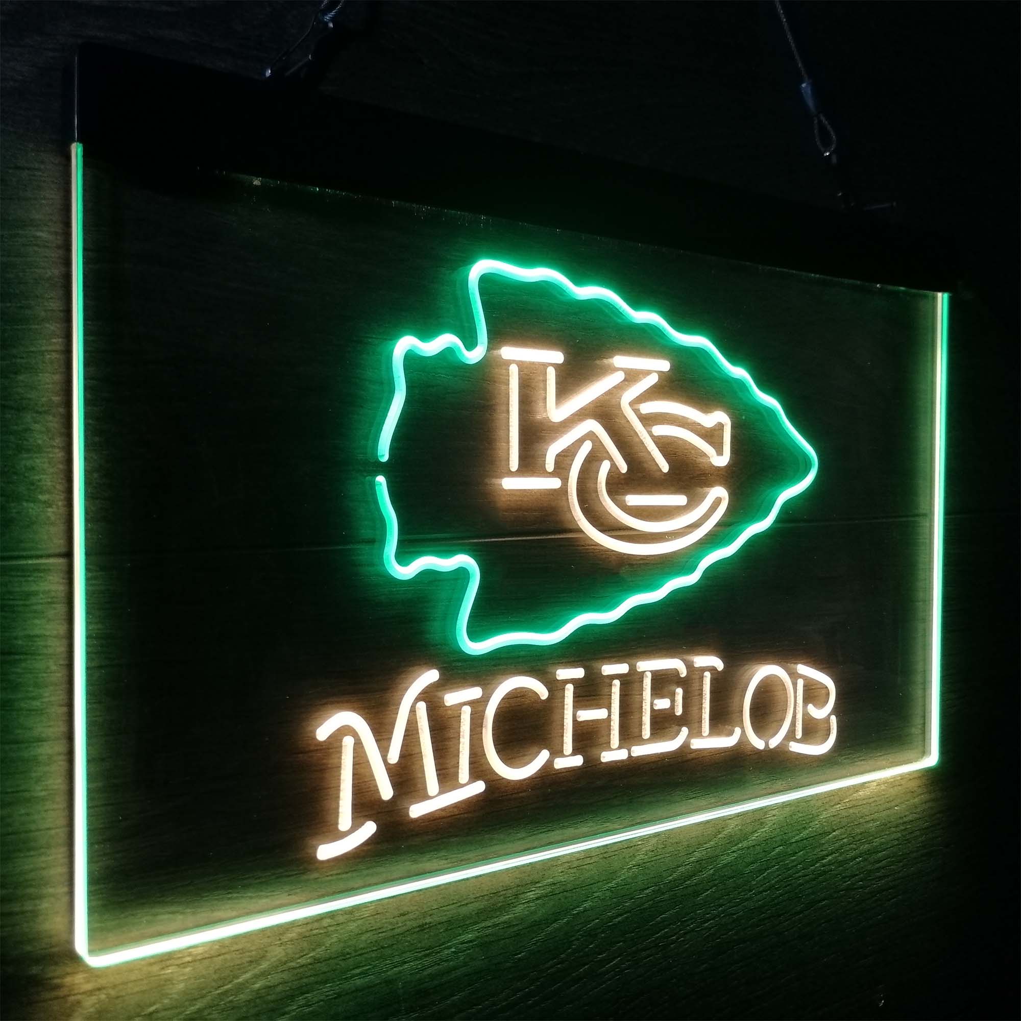 Michelob Bar Kansas City Chiefs Est. 1960 LED Neon Sign