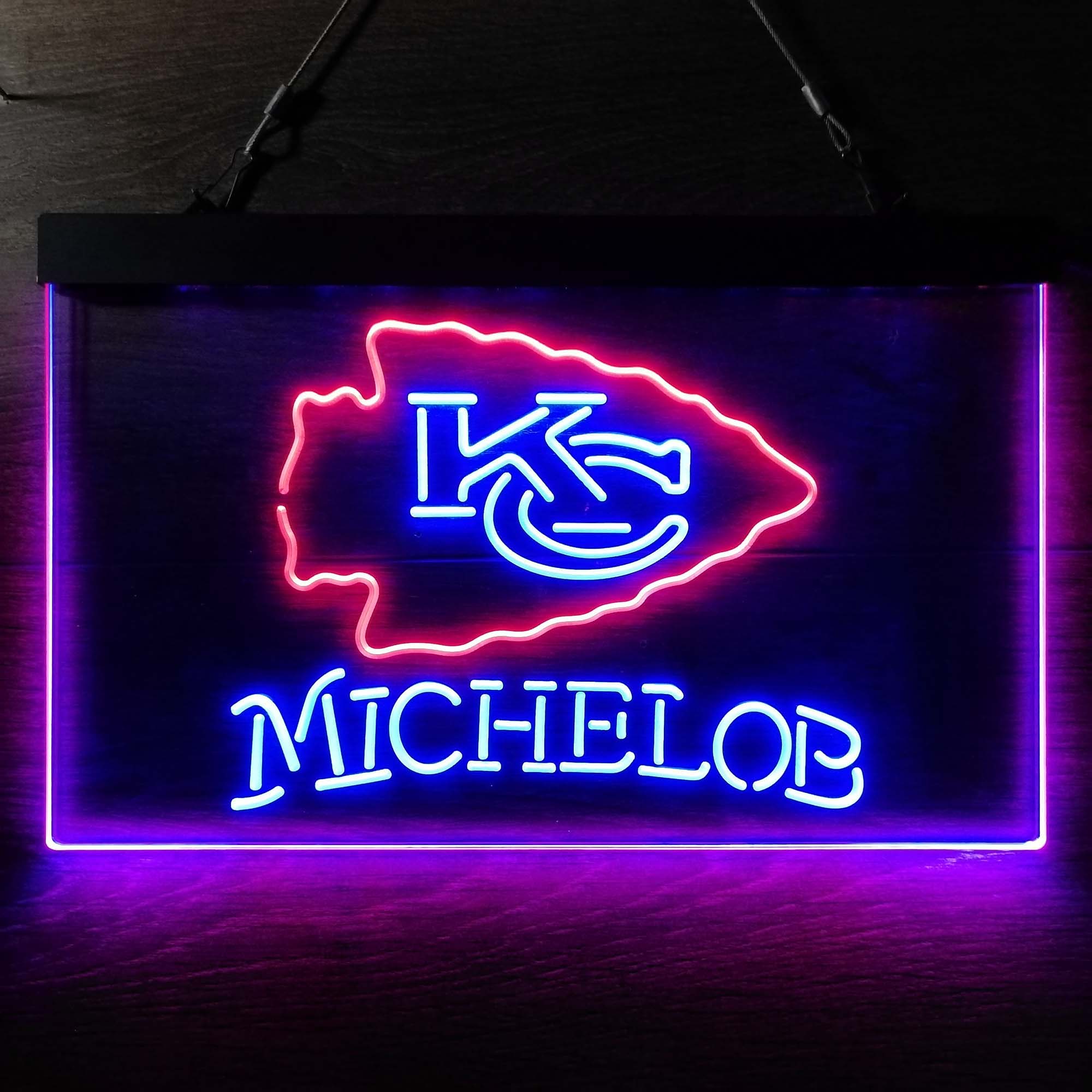 Michelob Bar Kansas City Chiefs Est. 1960 LED Neon Sign