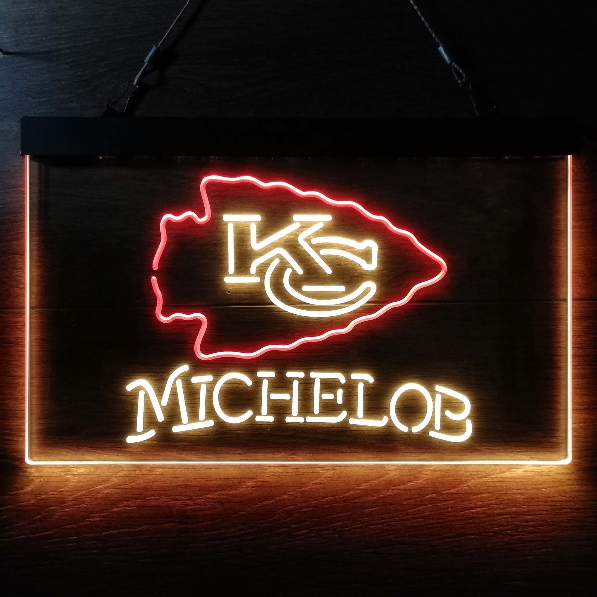 Michelob Bar Kansas City Chiefs Est. 1960 LED Neon Sign