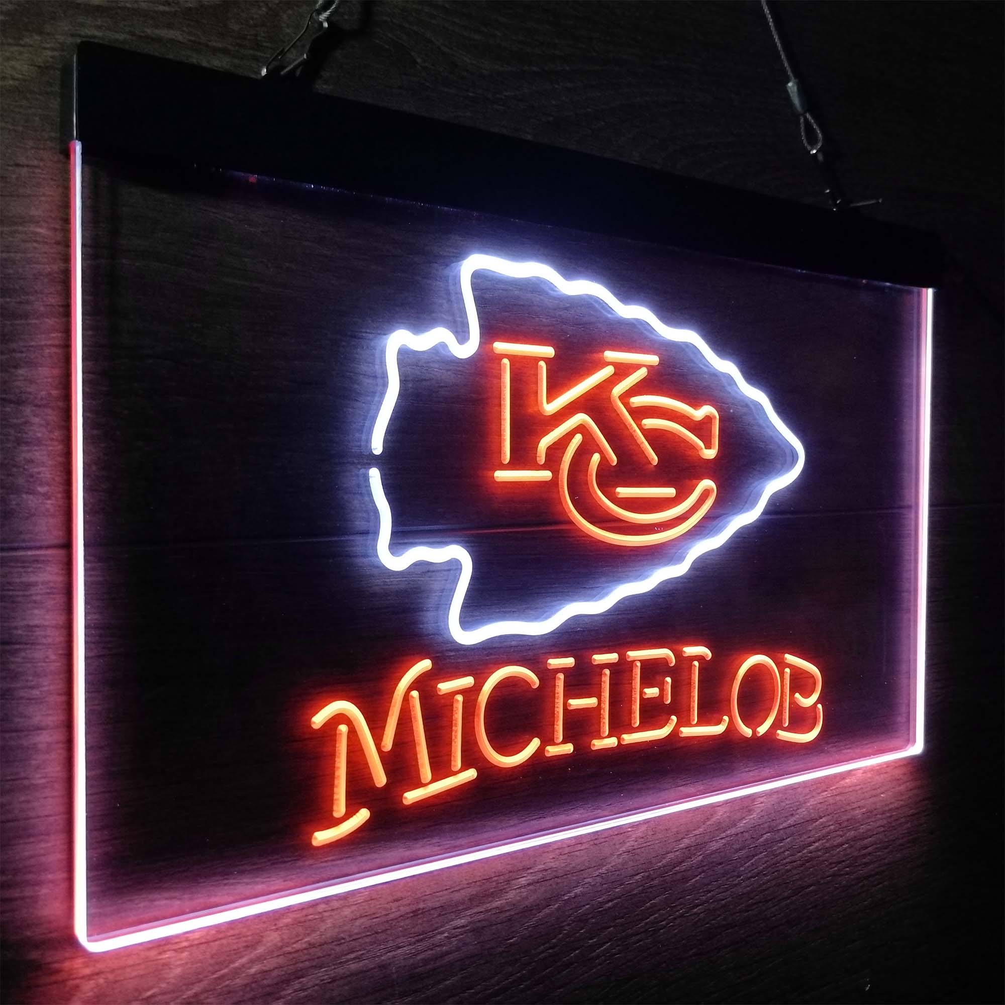 Michelob Bar Kansas City Chiefs Est. 1960 LED Neon Sign