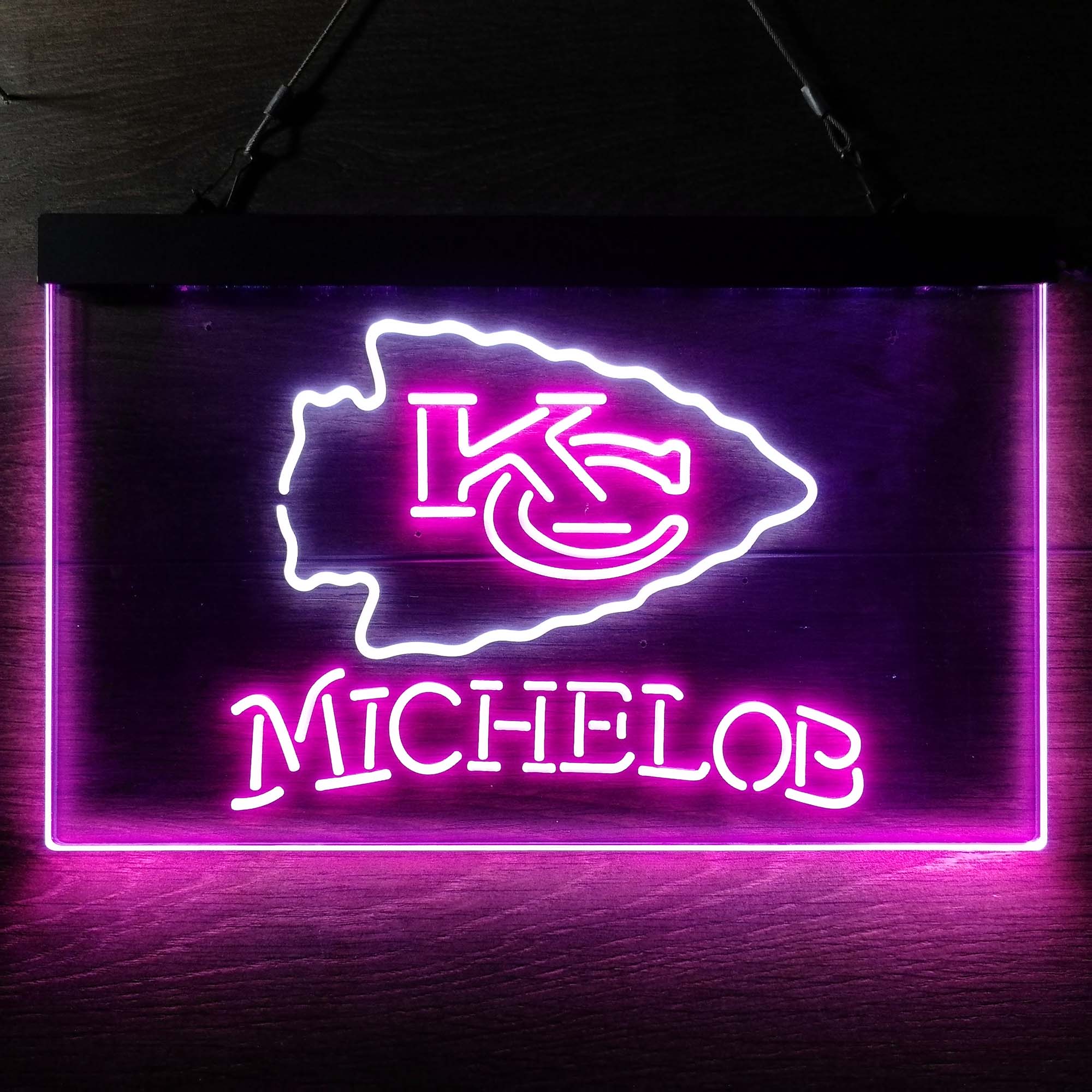 Michelob Bar Kansas City Chiefs Est. 1960 LED Neon Sign