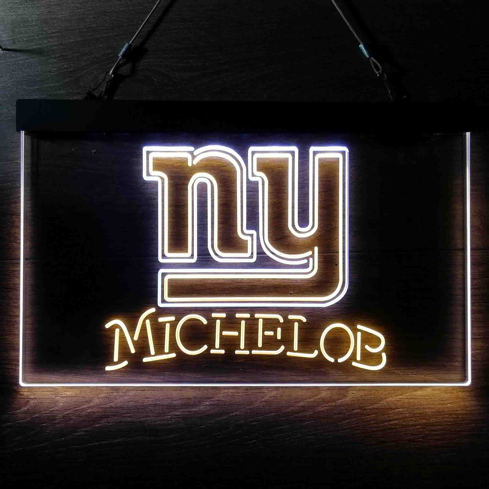Michelob Bar New York Giants Est. 1925 LED Neon Sign