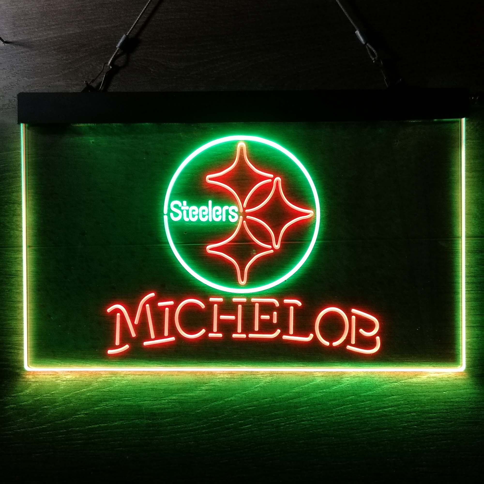 Michelob Bar Pittsburgh Steelers Est. 1933 LED Neon Sign