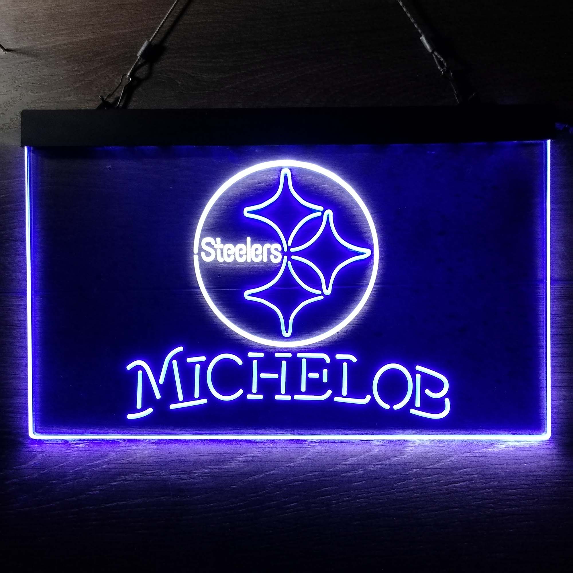 Michelob Bar Pittsburgh Steelers Est. 1933 LED Neon Sign
