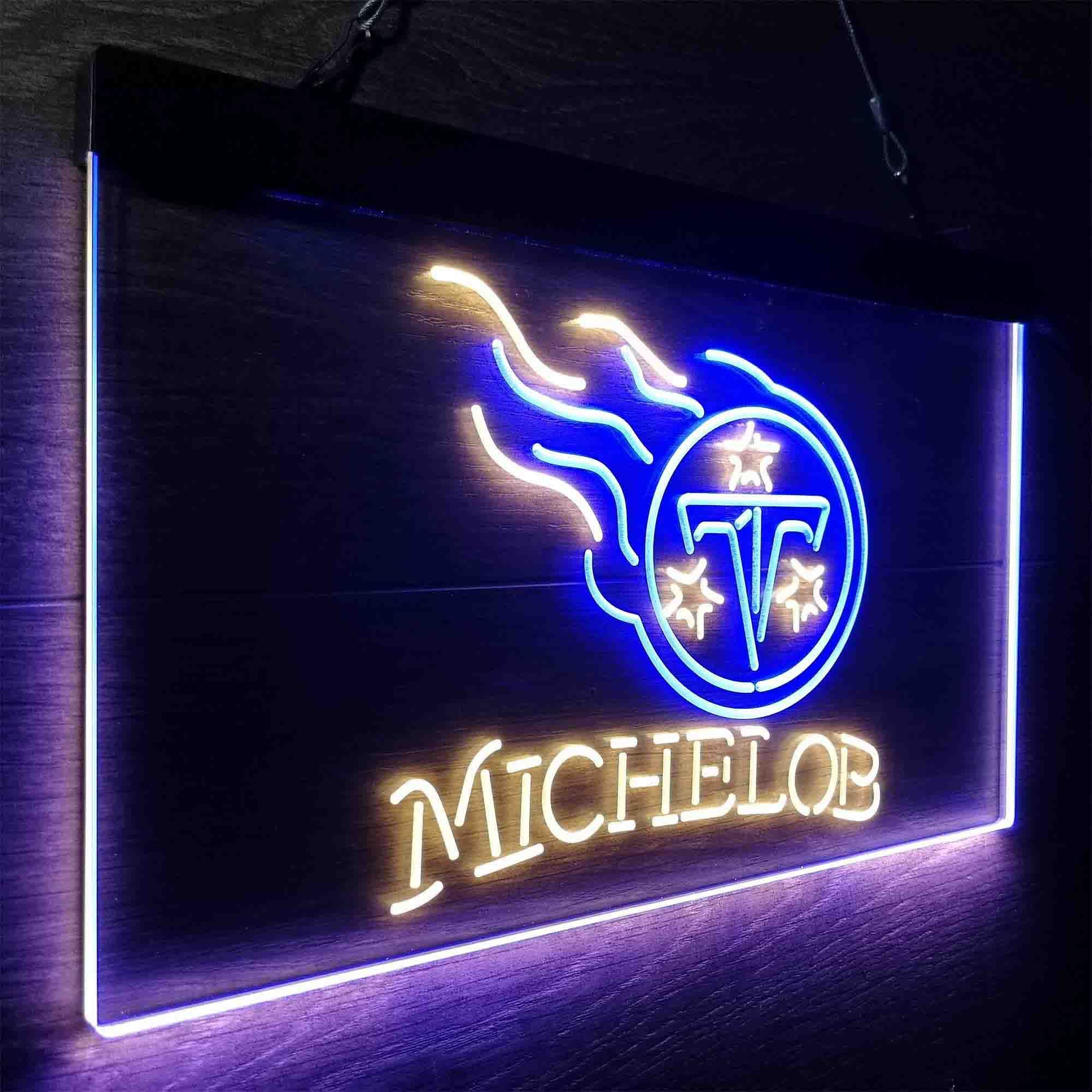 Michelob Bar Tennessee Titans Est. 1960 LED Neon Sign