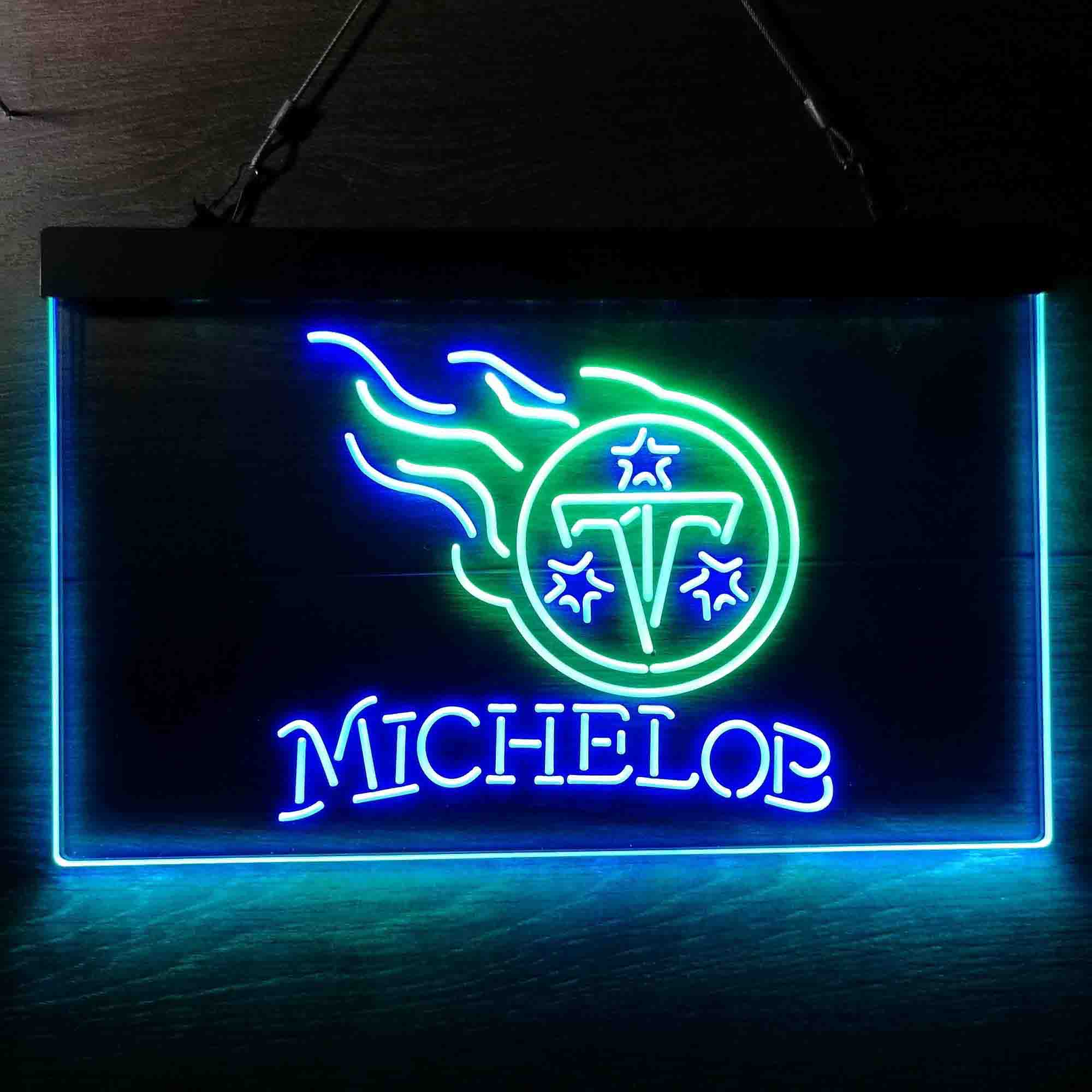 Michelob Bar Tennessee Titans Est. 1960 LED Neon Sign