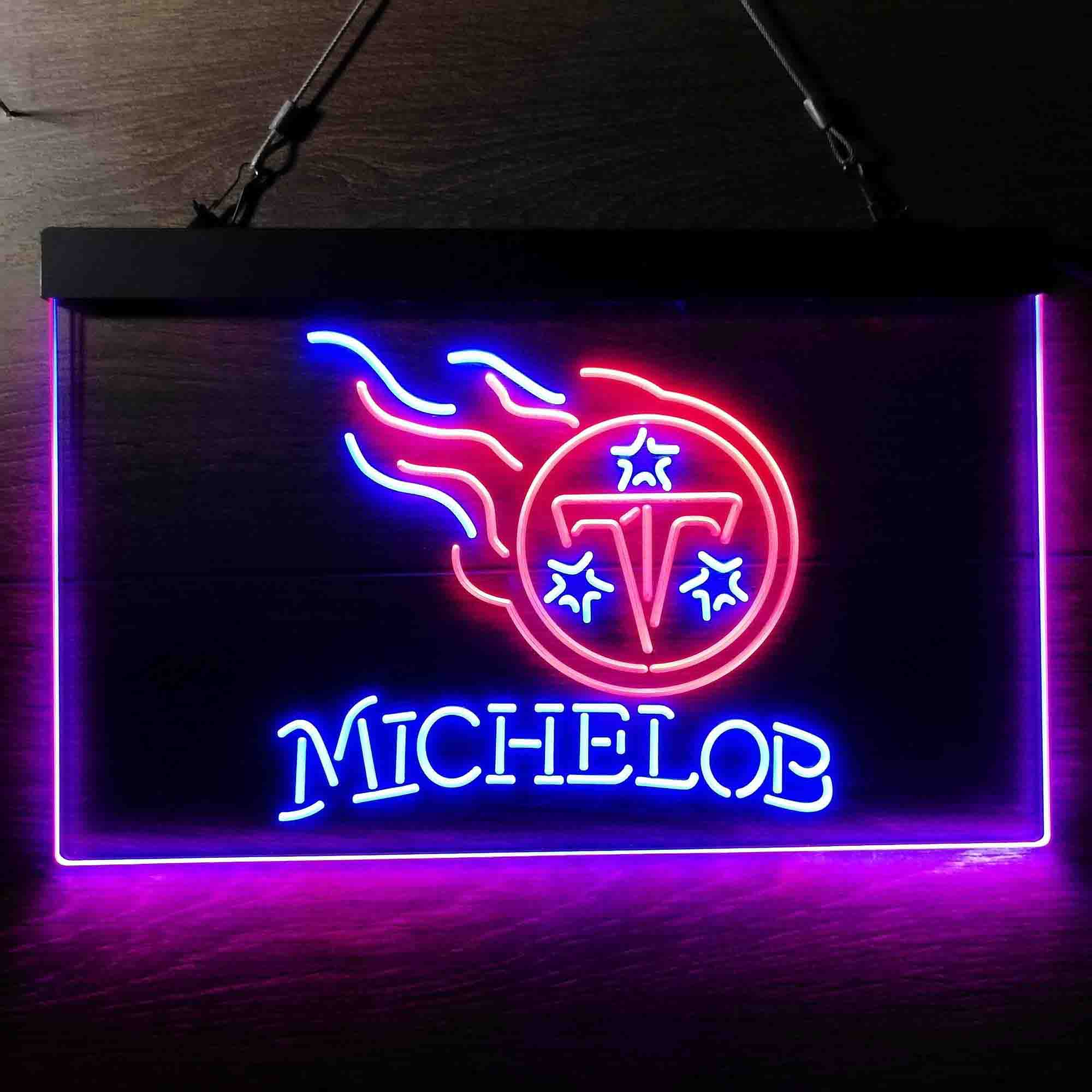 Michelob Bar Tennessee Titans Est. 1960 LED Neon Sign