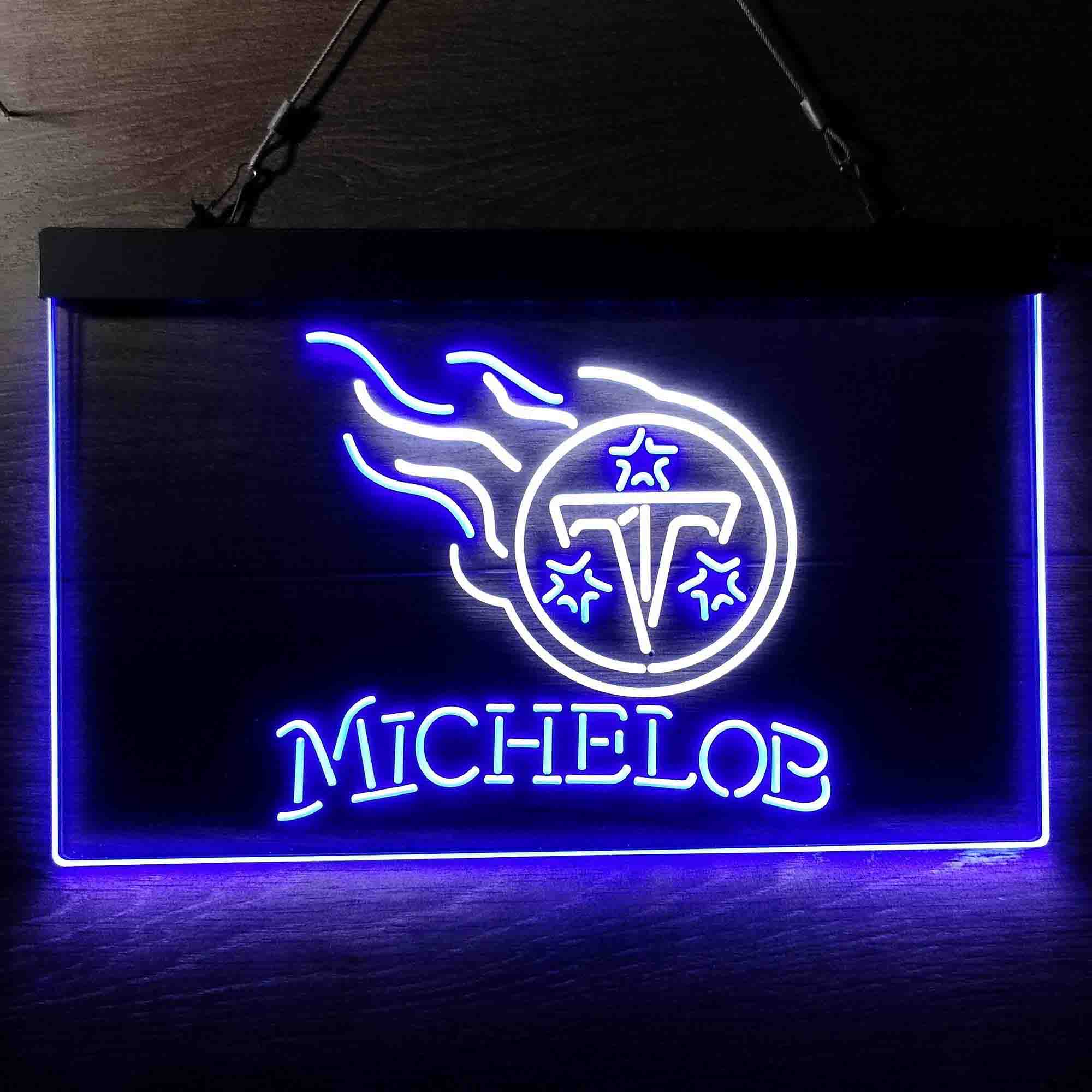 Michelob Bar Tennessee Titans Est. 1960 LED Neon Sign