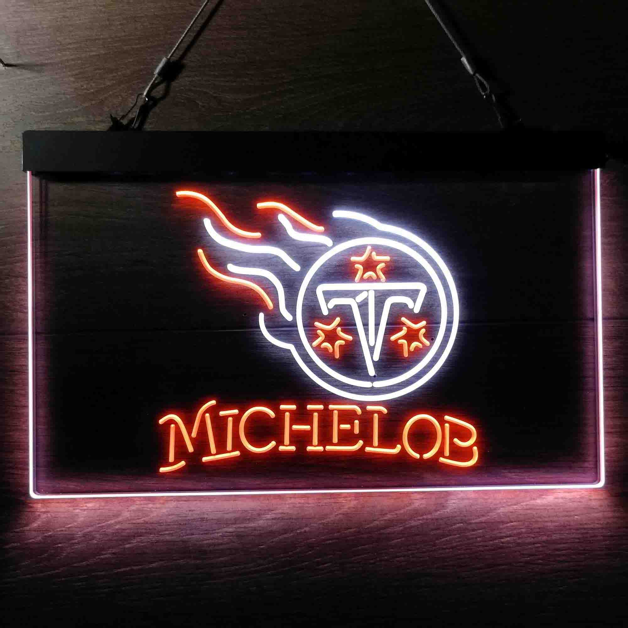 Michelob Bar Tennessee Titans Est. 1960 LED Neon Sign