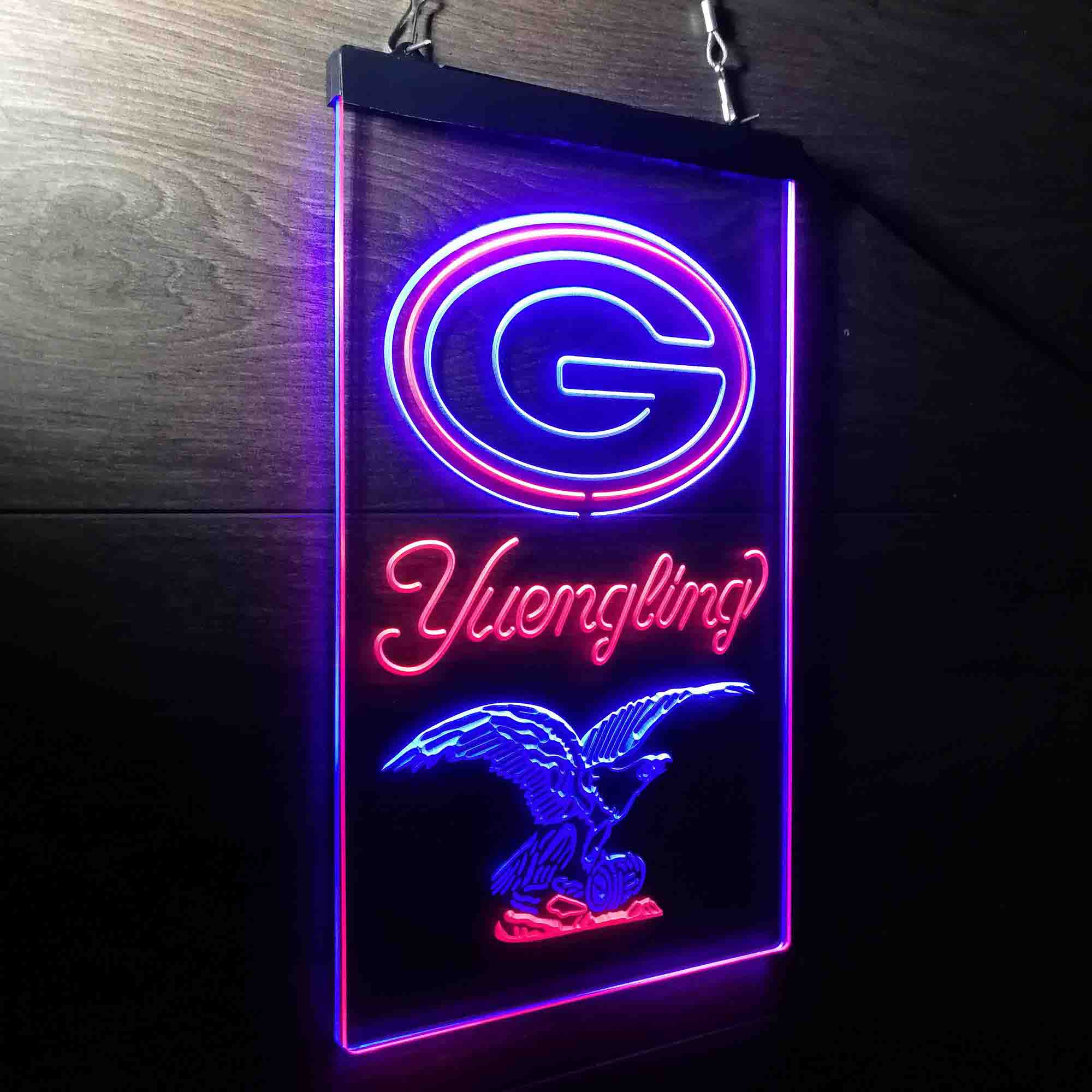 Yuengling Bar Green Bay Packers Est. 1919 LED Neon Sign