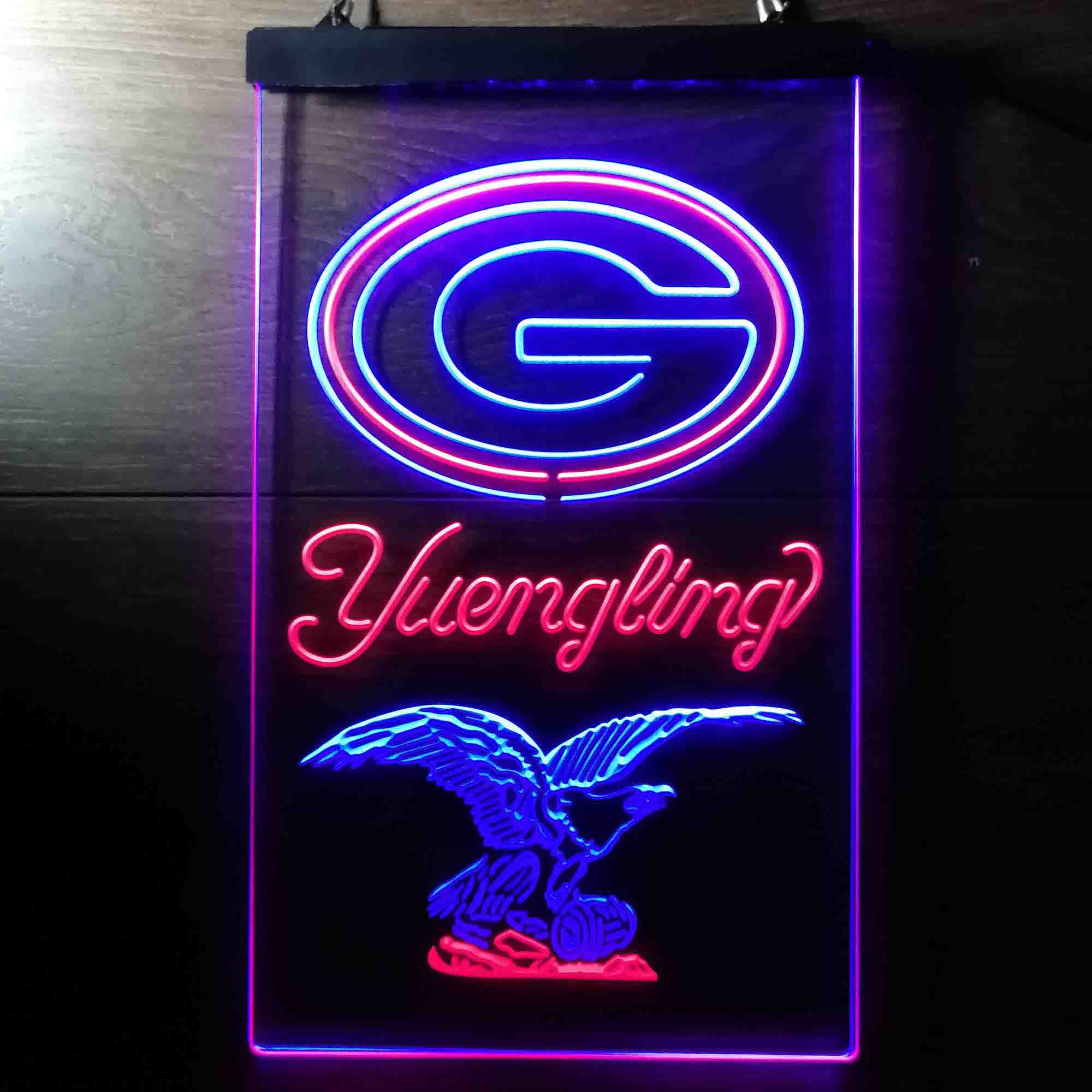 Yuengling Bar Green Bay Packers Est. 1919 LED Neon Sign