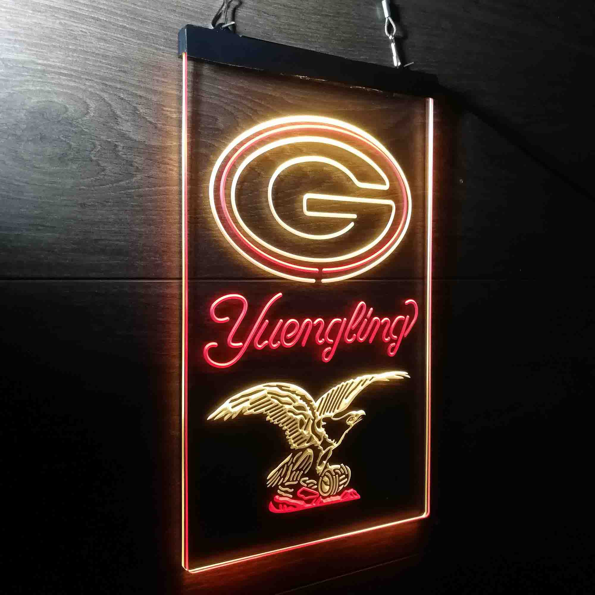 Yuengling Bar Green Bay Packers Est. 1919 LED Neon Sign