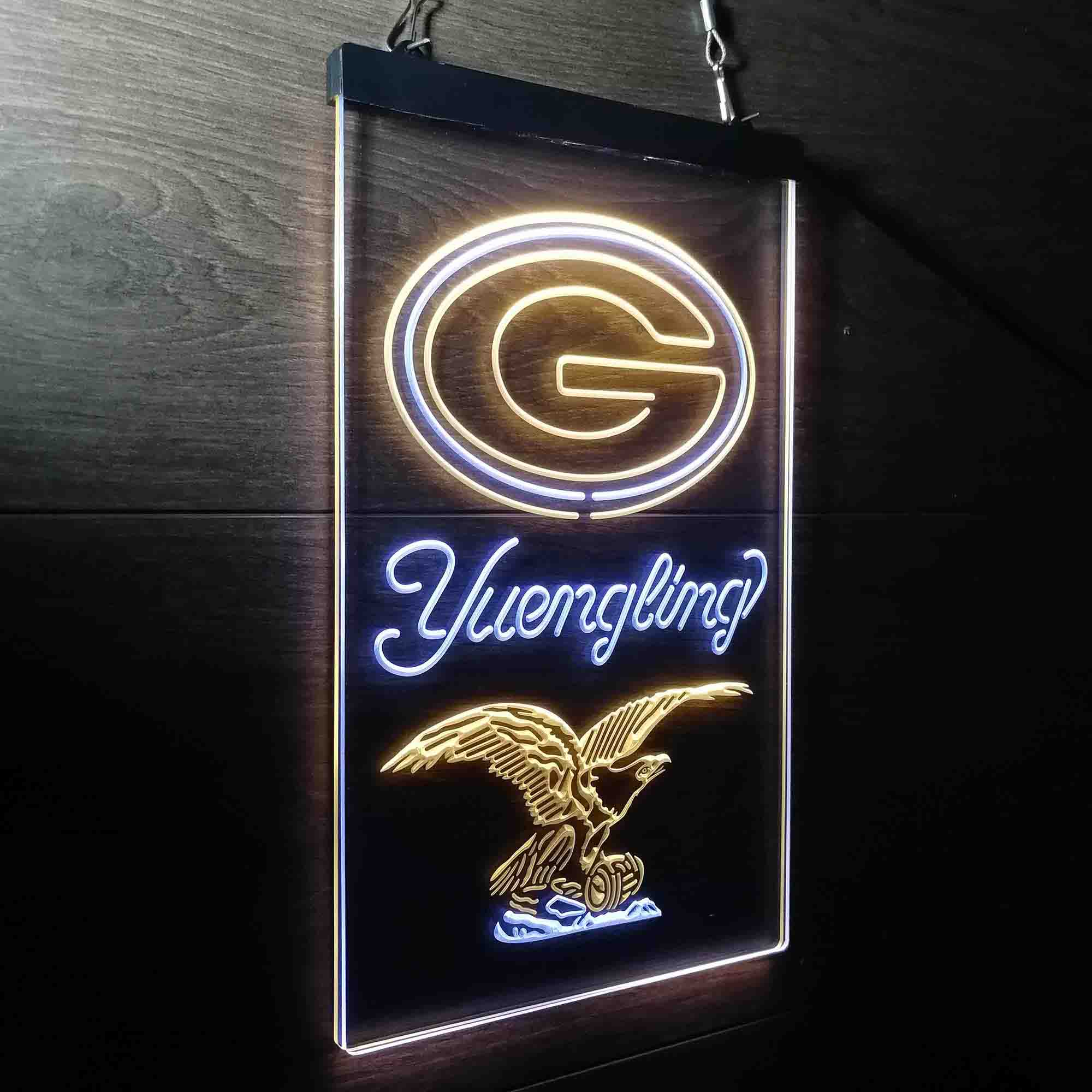 Yuengling Bar Green Bay Packers Est. 1919 LED Neon Sign