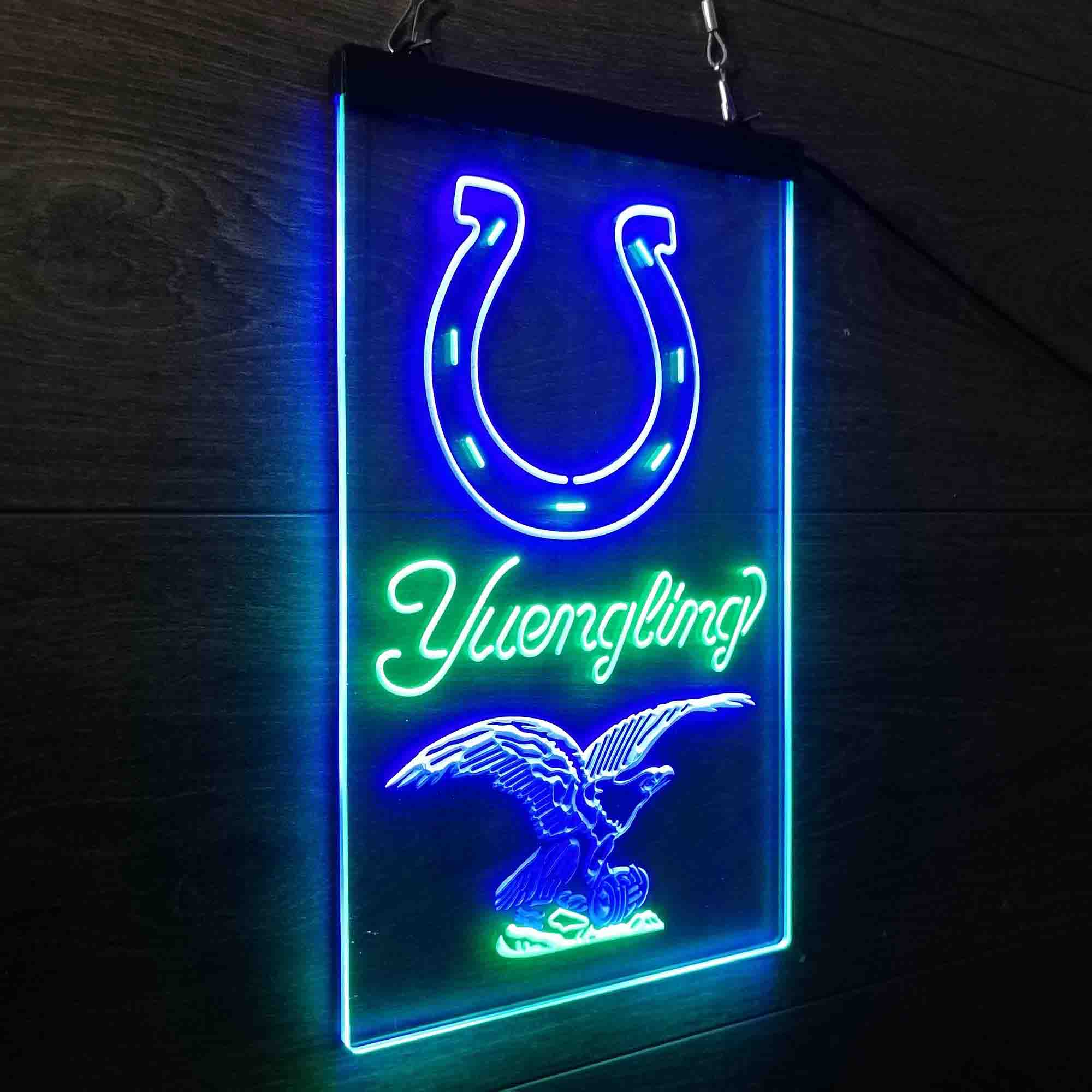 Yuengling Bar Indianapolis Colts Est. 1953 LED Neon Sign