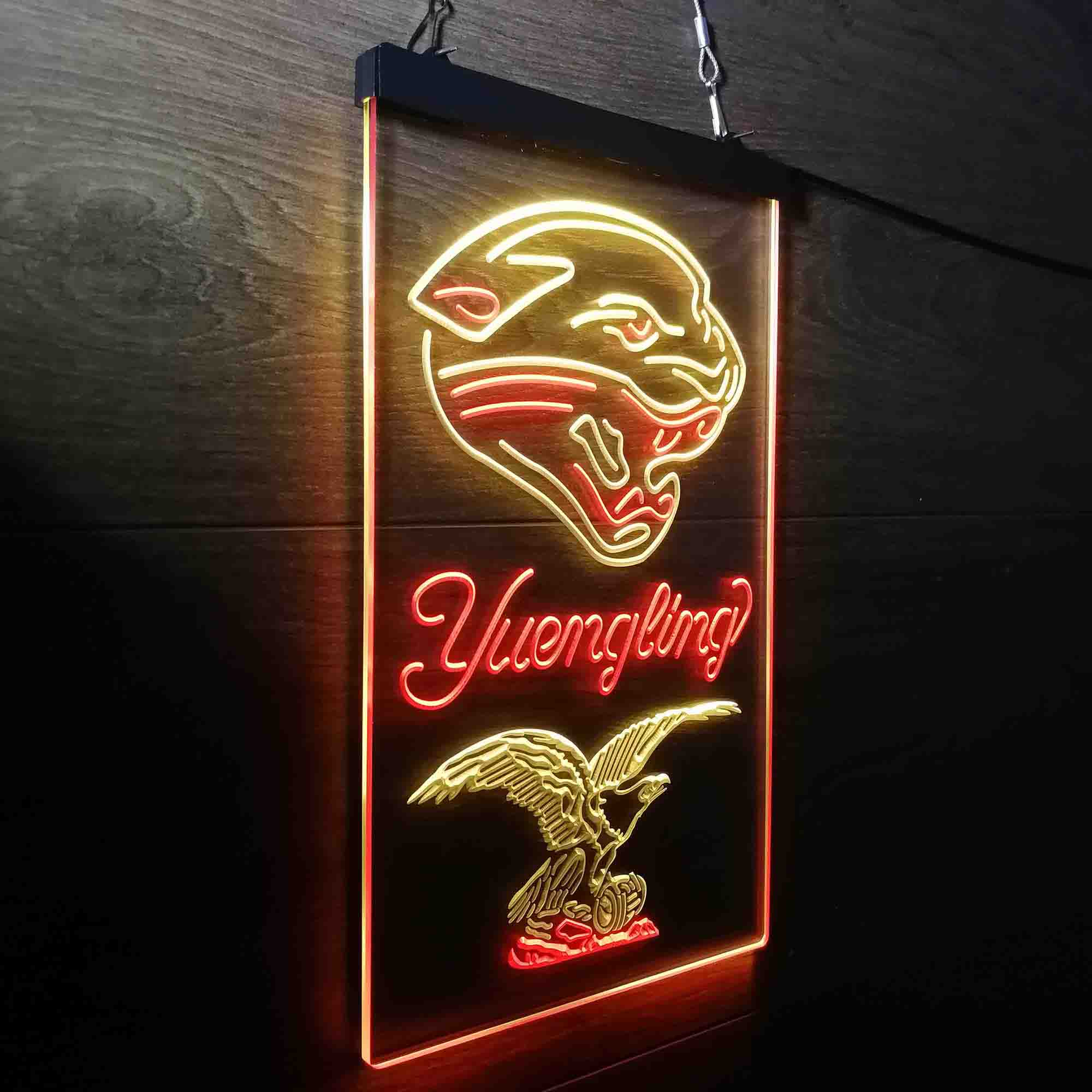 Yuengling Bar Jacksonville Jaguars Est. 1995 LED Neon Sign