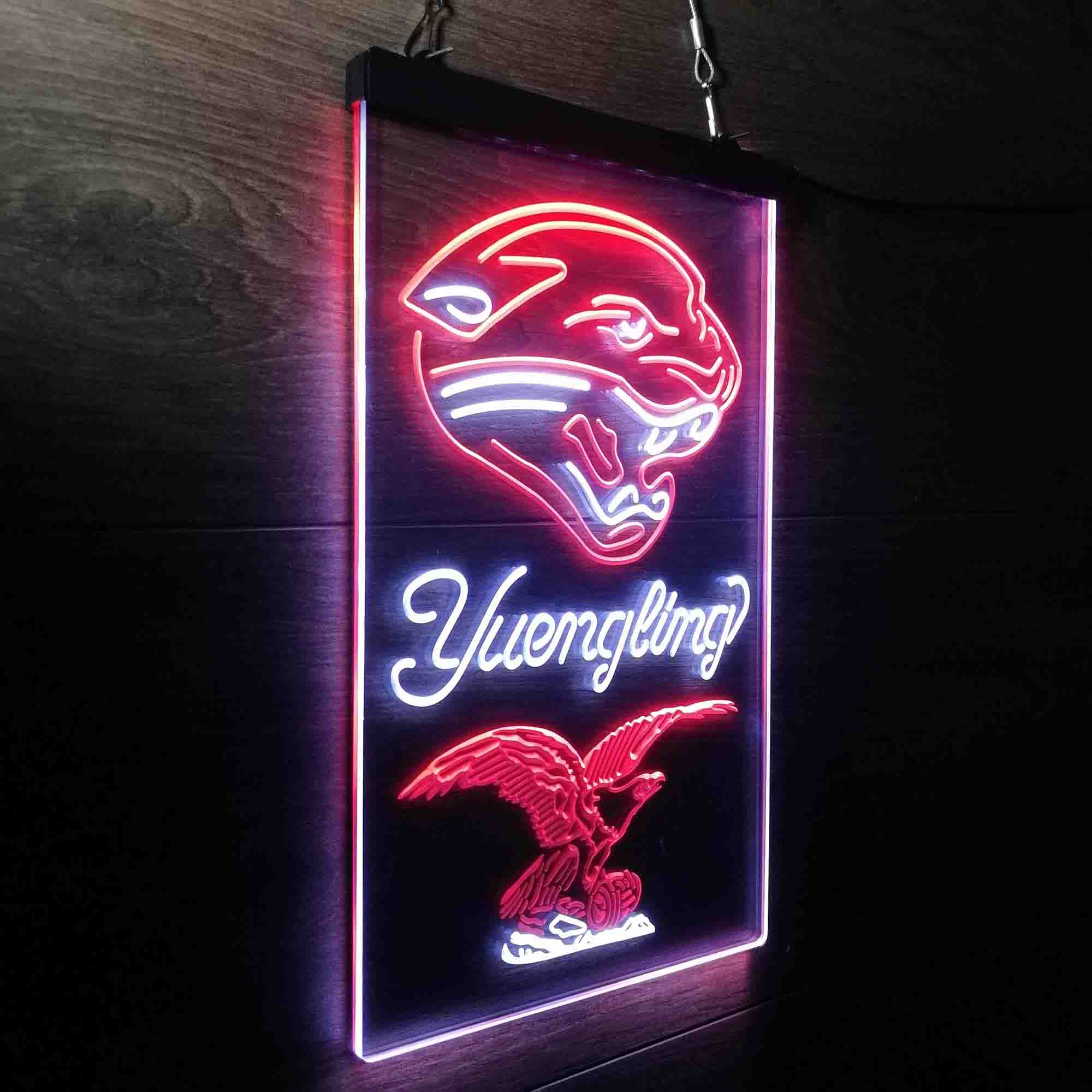 Yuengling Bar Jacksonville Jaguars Est. 1995 LED Neon Sign