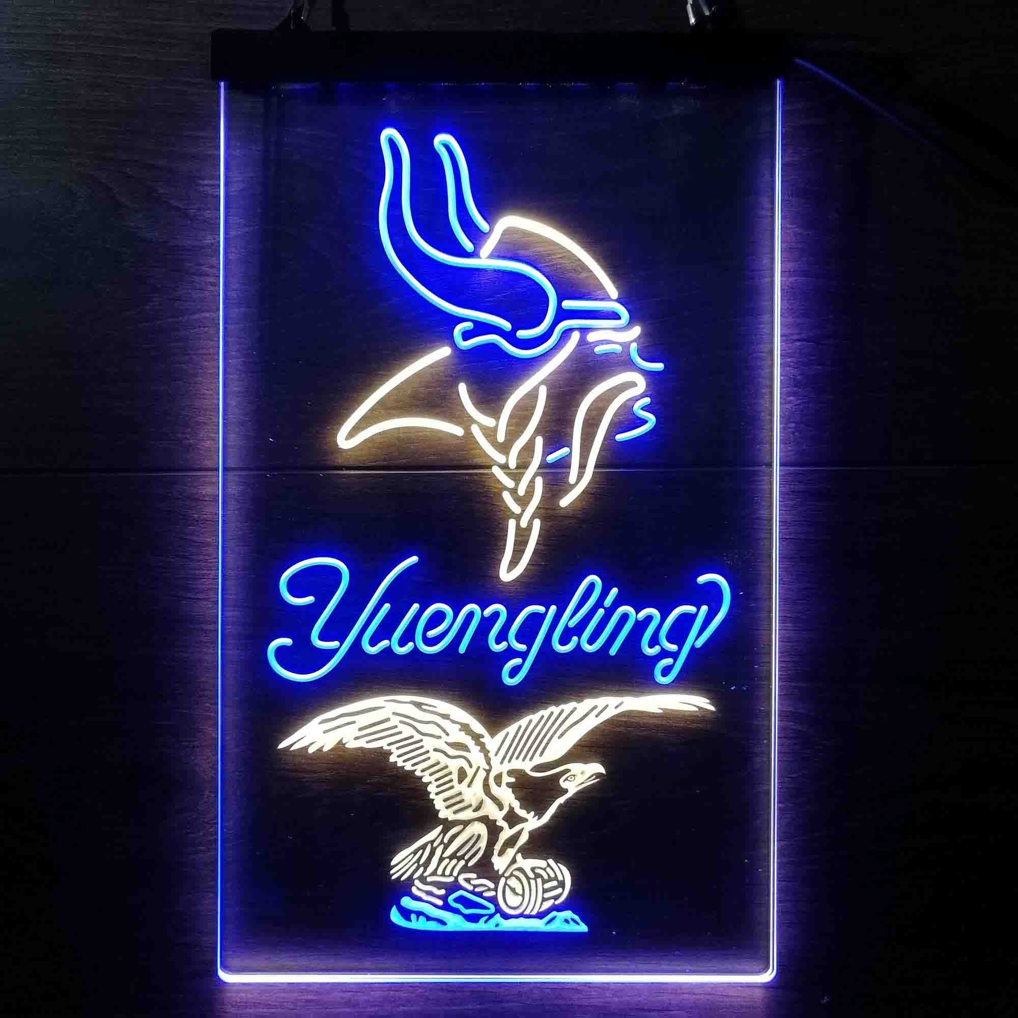 Yuengling Bar Minnesota Vikings Est. 1961 LED Neon Sign
