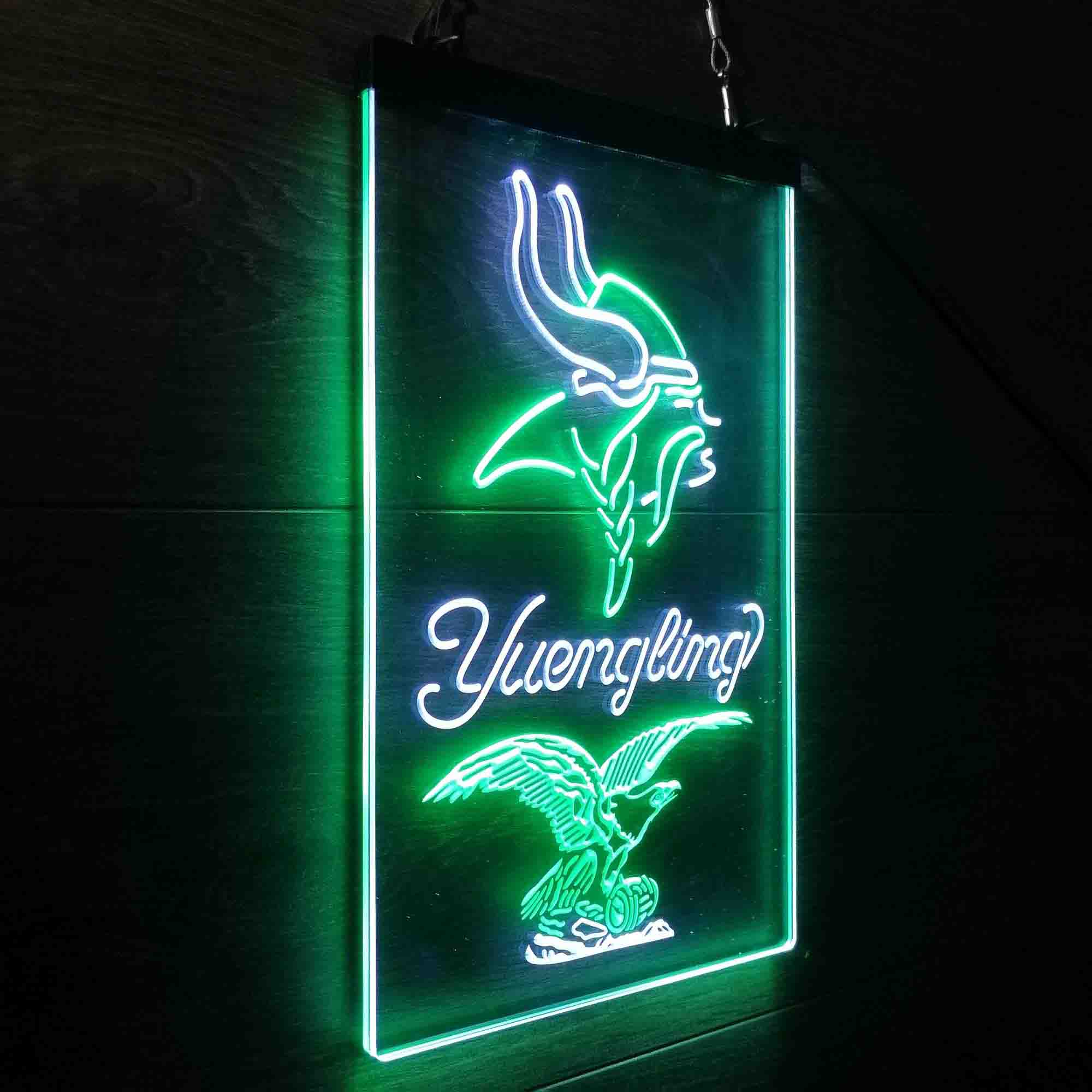 Yuengling Bar Minnesota Vikings Est. 1961 LED Neon Sign