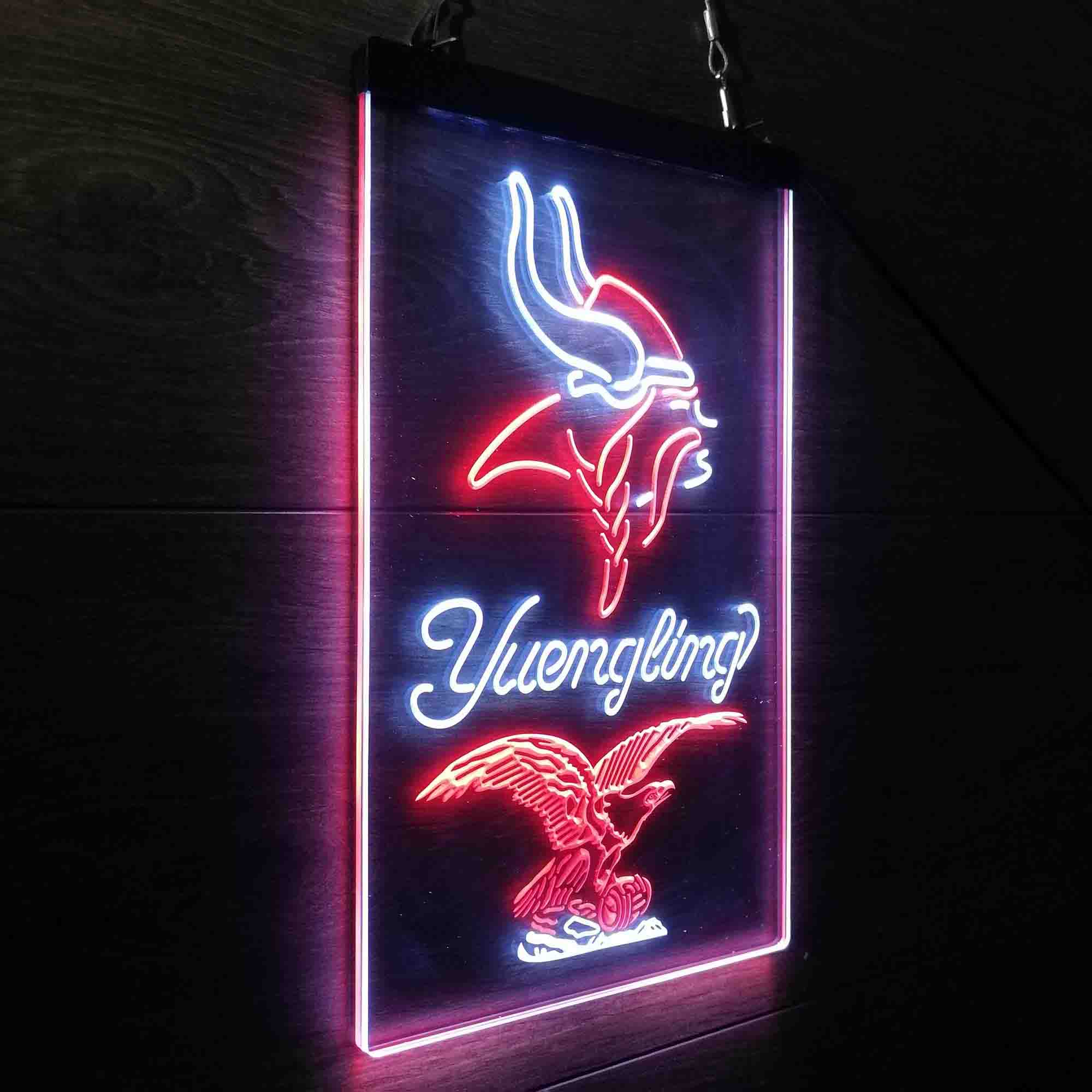 Yuengling Bar Minnesota Vikings Est. 1961 LED Neon Sign