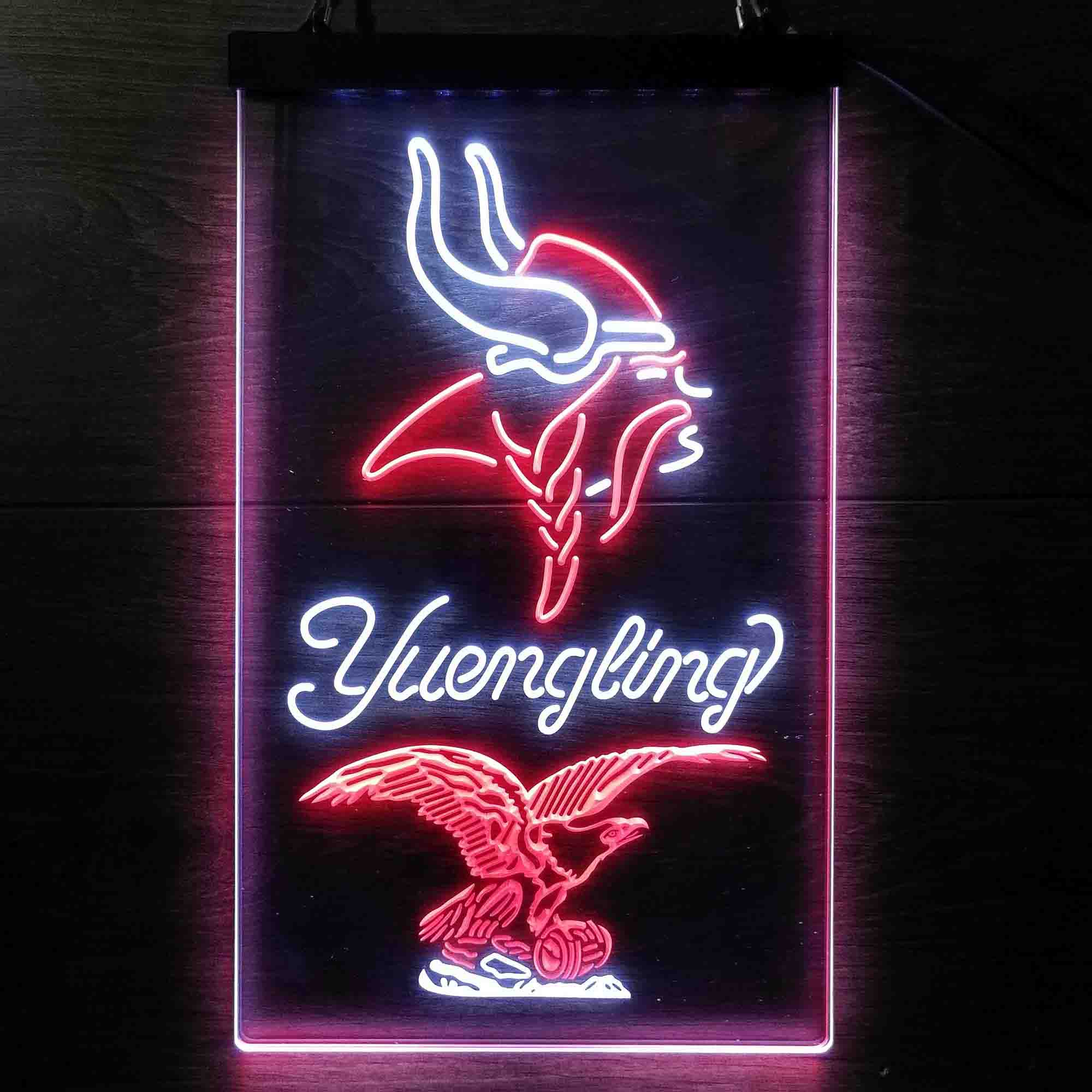 Yuengling Bar Minnesota Vikings Est. 1961 LED Neon Sign