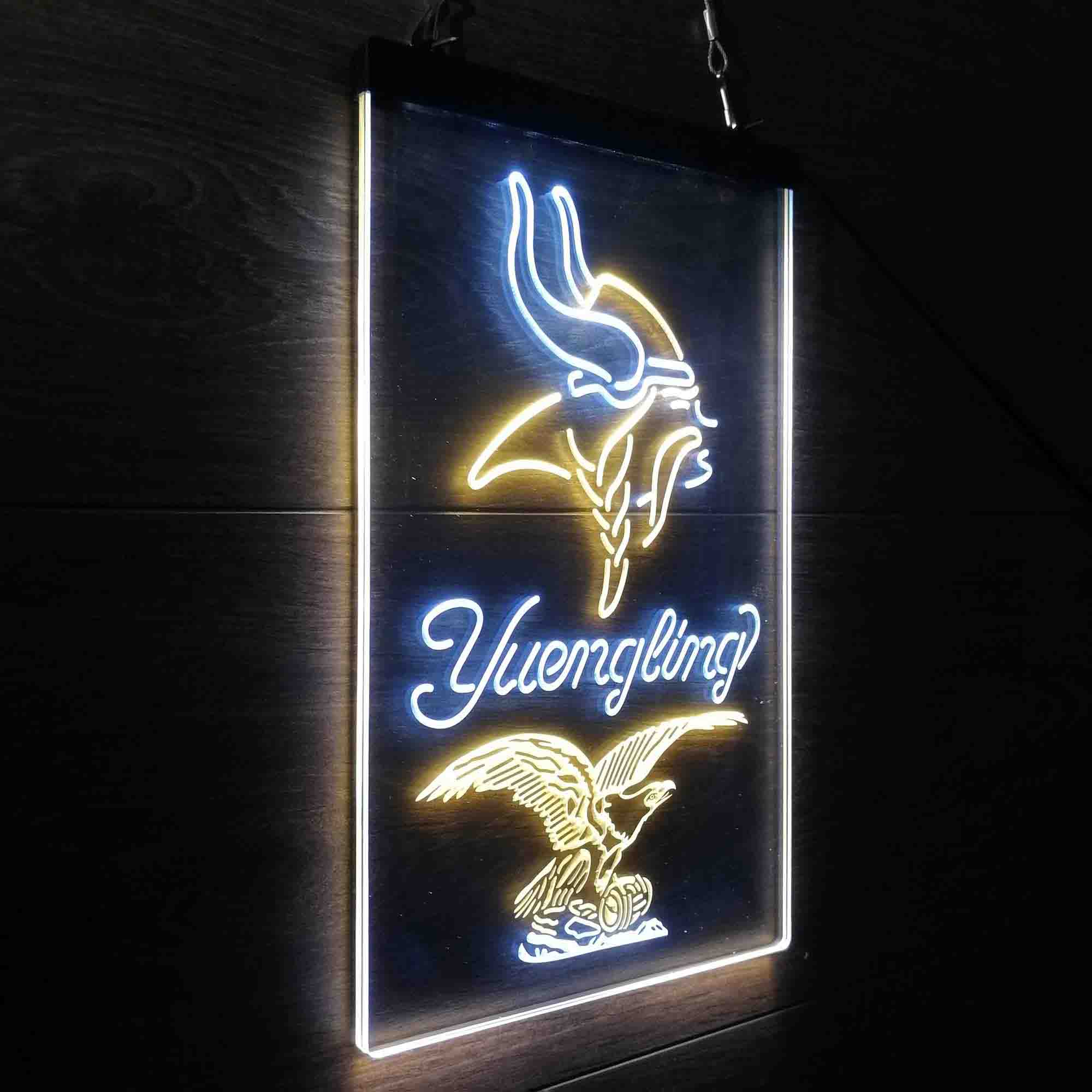 Yuengling Bar Minnesota Vikings Est. 1961 LED Neon Sign