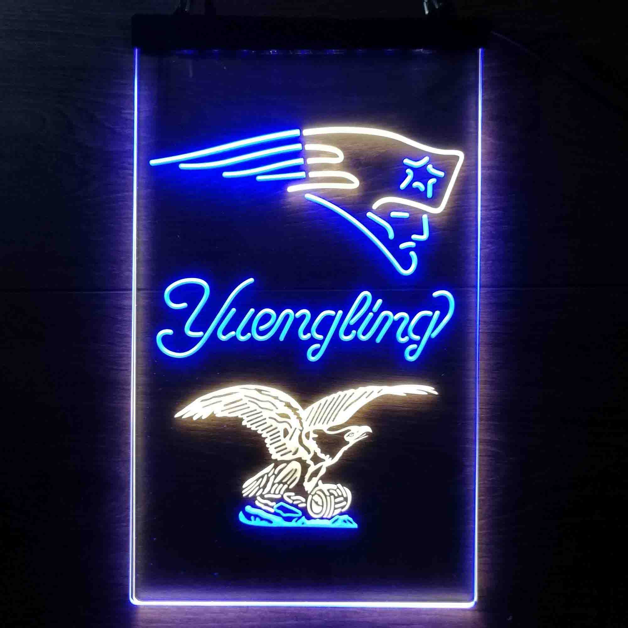 Yuengling Bar New England Patriots Est. 1960 LED Neon Sign