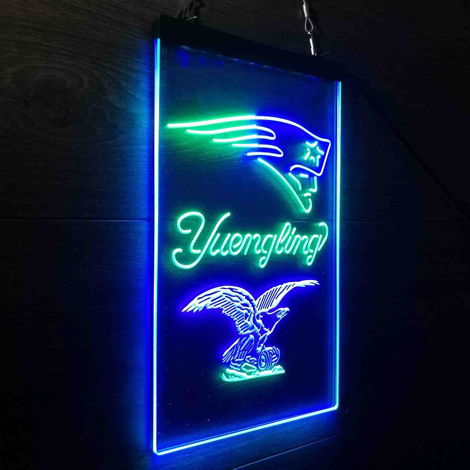 Yuengling Bar New England Patriots Est. 1960 LED Neon Sign