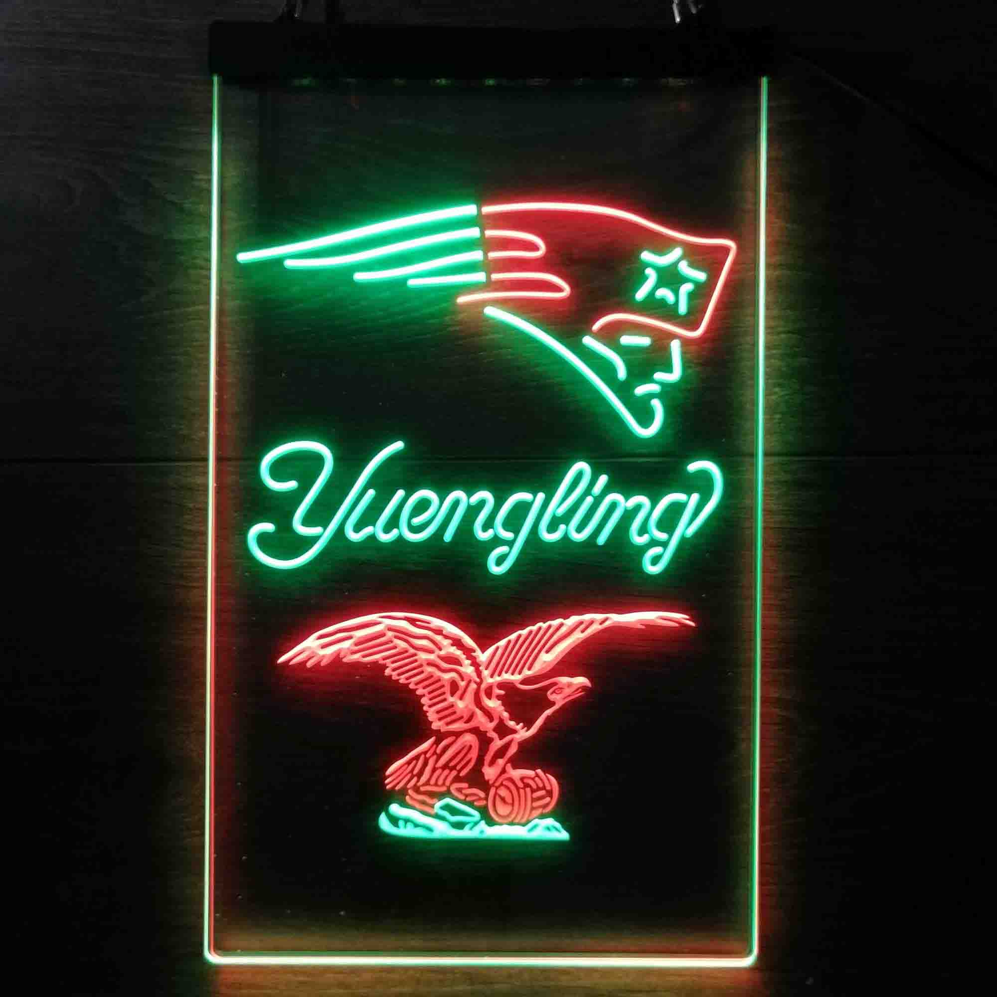 Yuengling Bar New England Patriots Est. 1960 LED Neon Sign