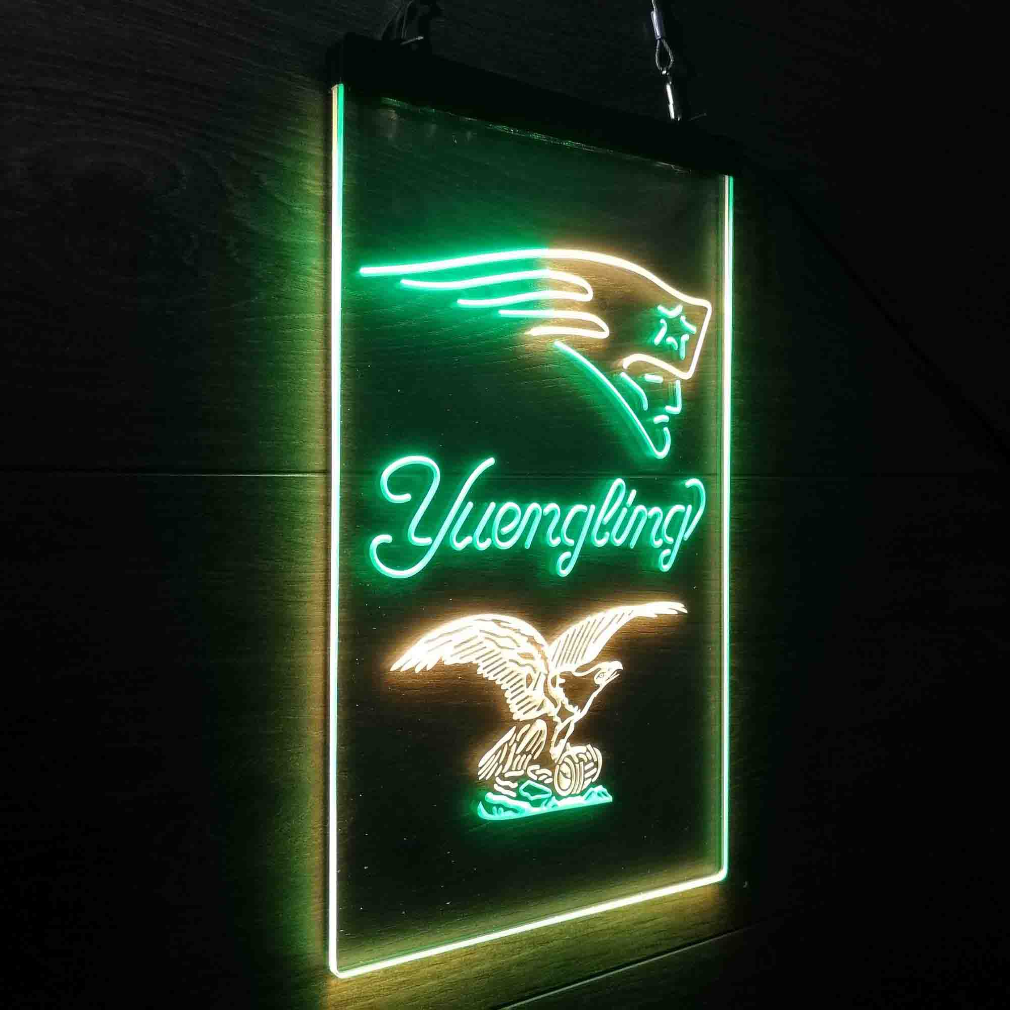 Yuengling Bar New England Patriots Est. 1960 LED Neon Sign