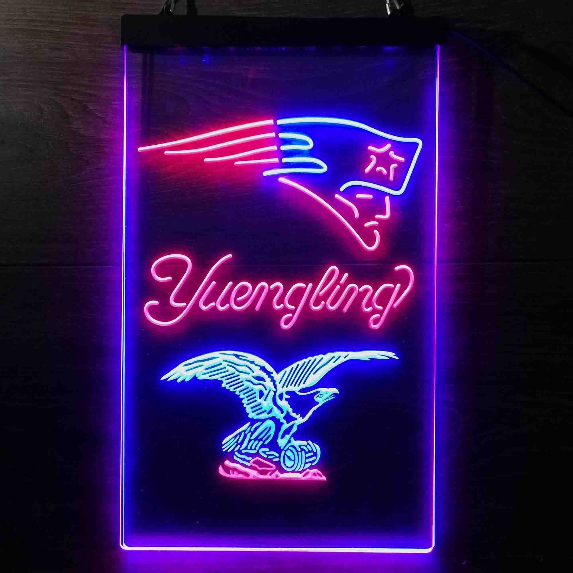 Yuengling Bar New England Patriots Est. 1960 LED Neon Sign