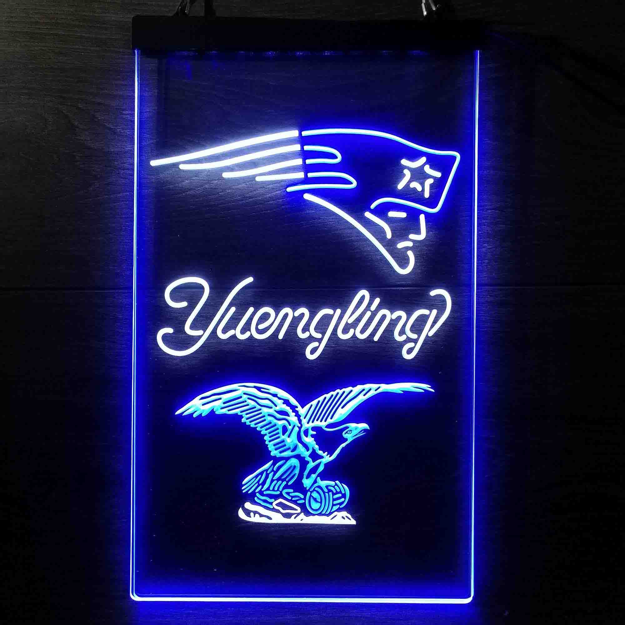 Yuengling Bar New England Patriots Est. 1960 LED Neon Sign