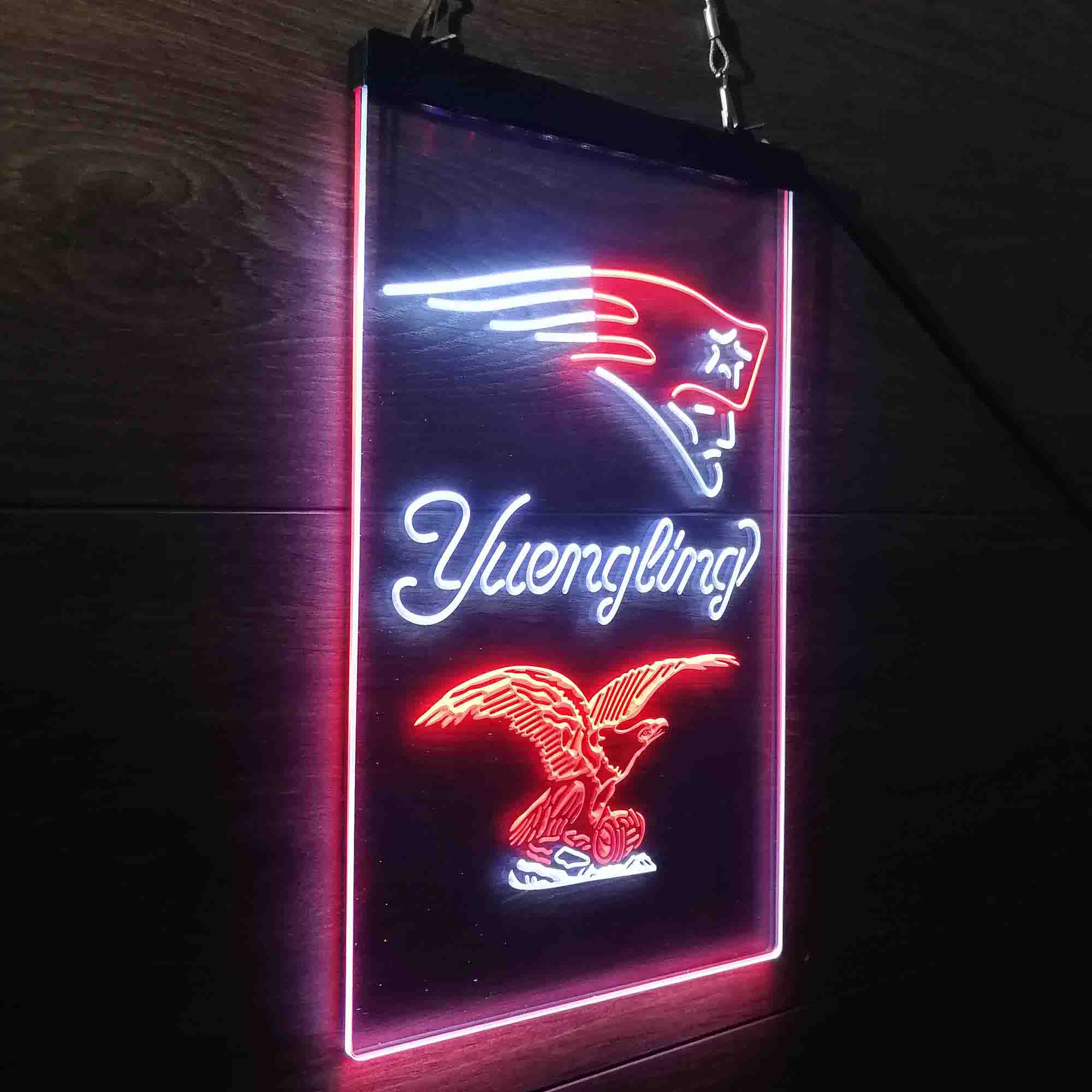Yuengling Bar New England Patriots Est. 1960 LED Neon Sign