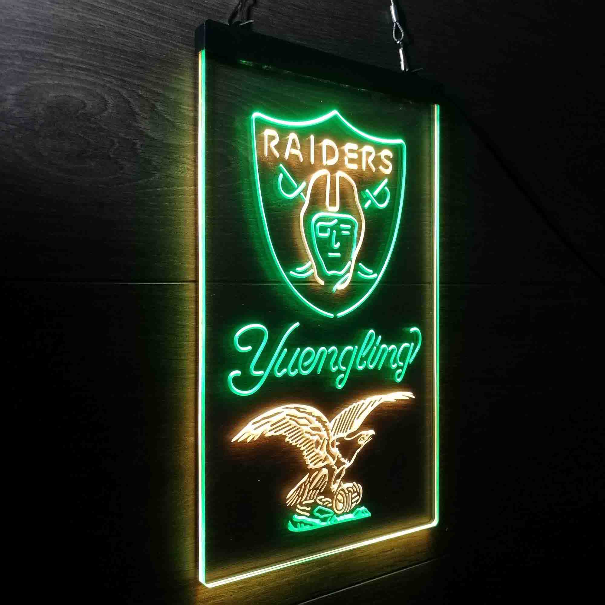 Yuengling Bar Oakland Raiders Est. 1960 LED Neon Sign