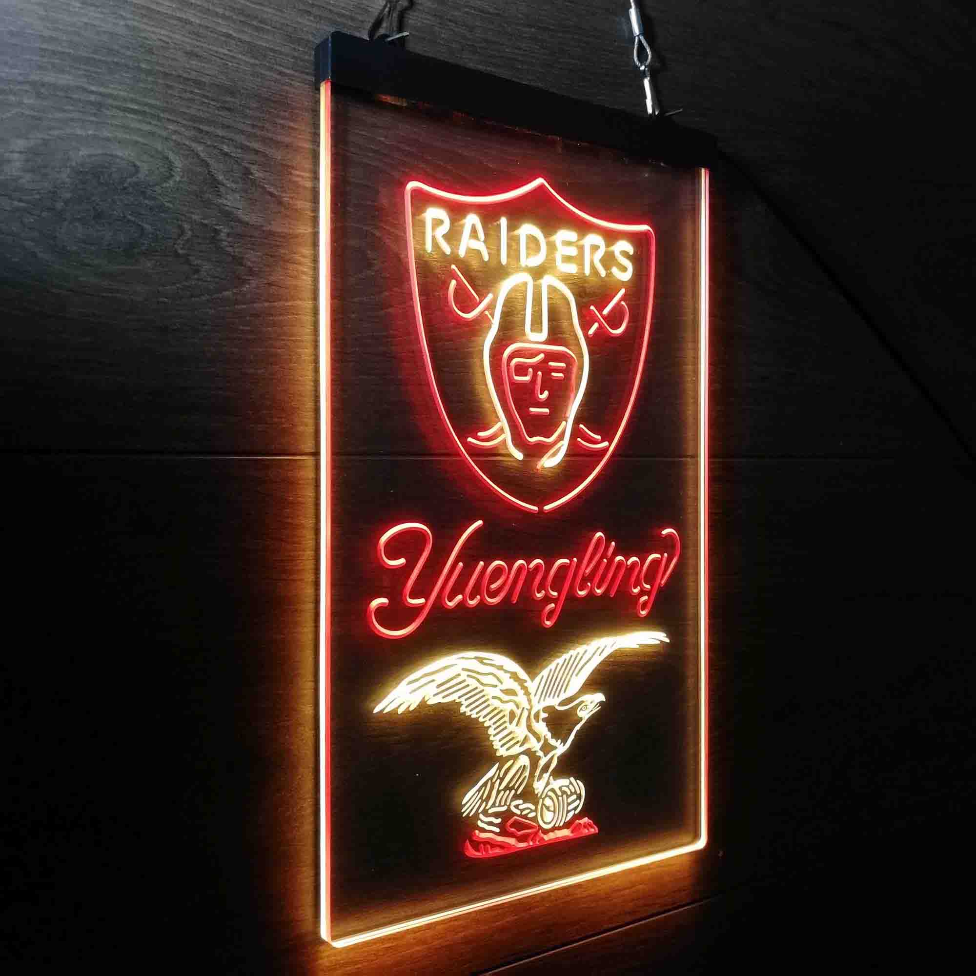 Yuengling Bar Oakland Raiders Est. 1960 LED Neon Sign