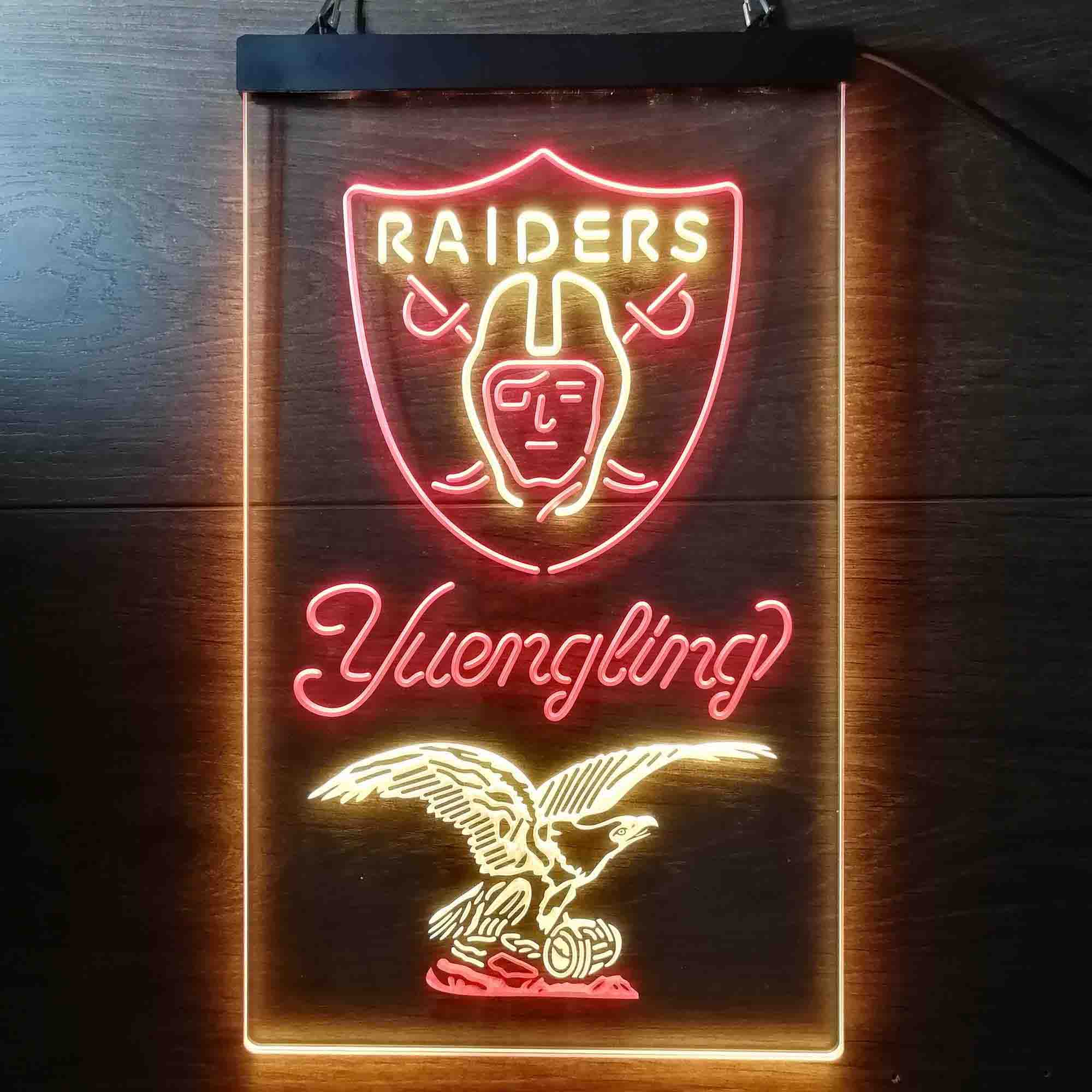 Yuengling Bar Oakland Raiders Est. 1960 LED Neon Sign