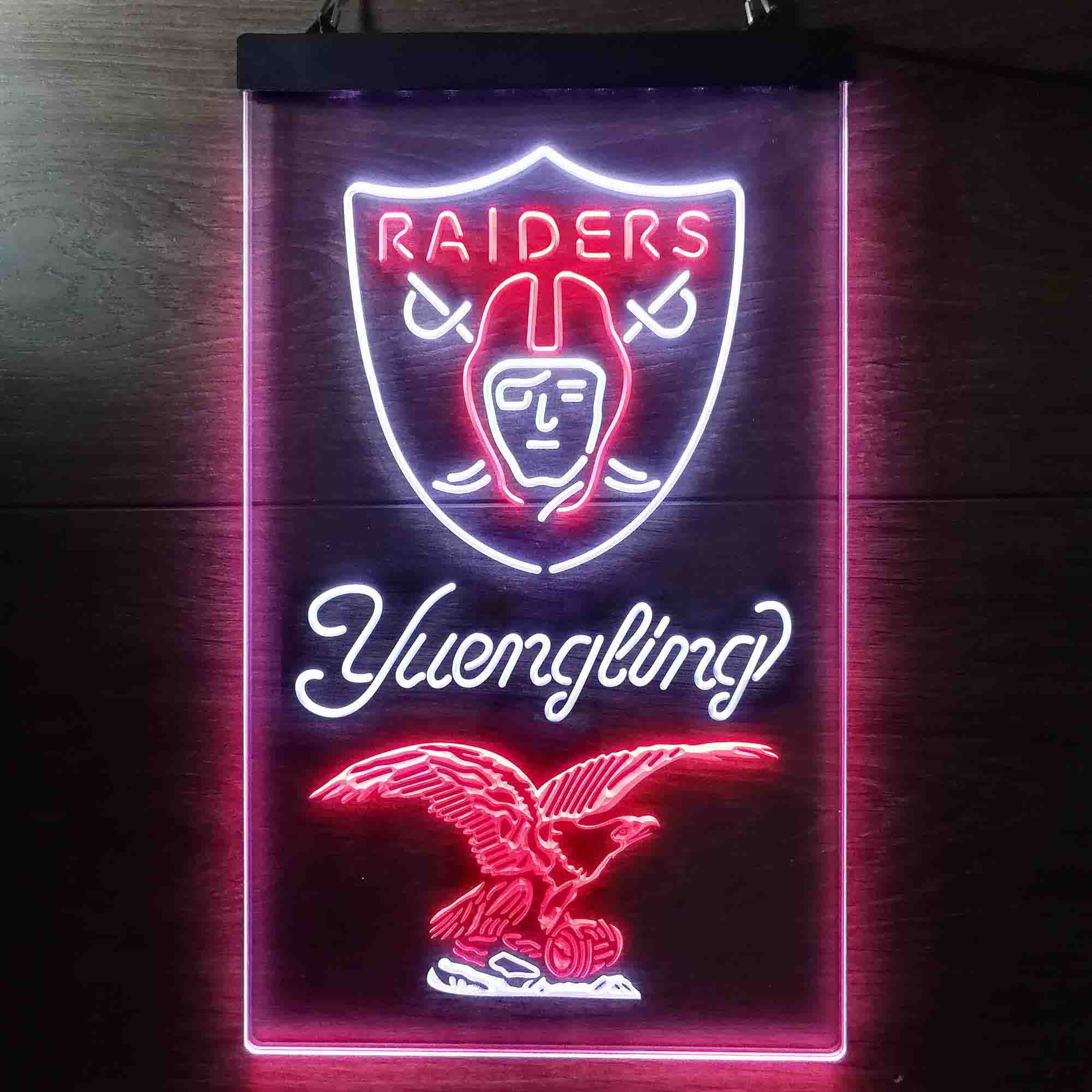 Yuengling Bar Oakland Raiders Est. 1960 LED Neon Sign