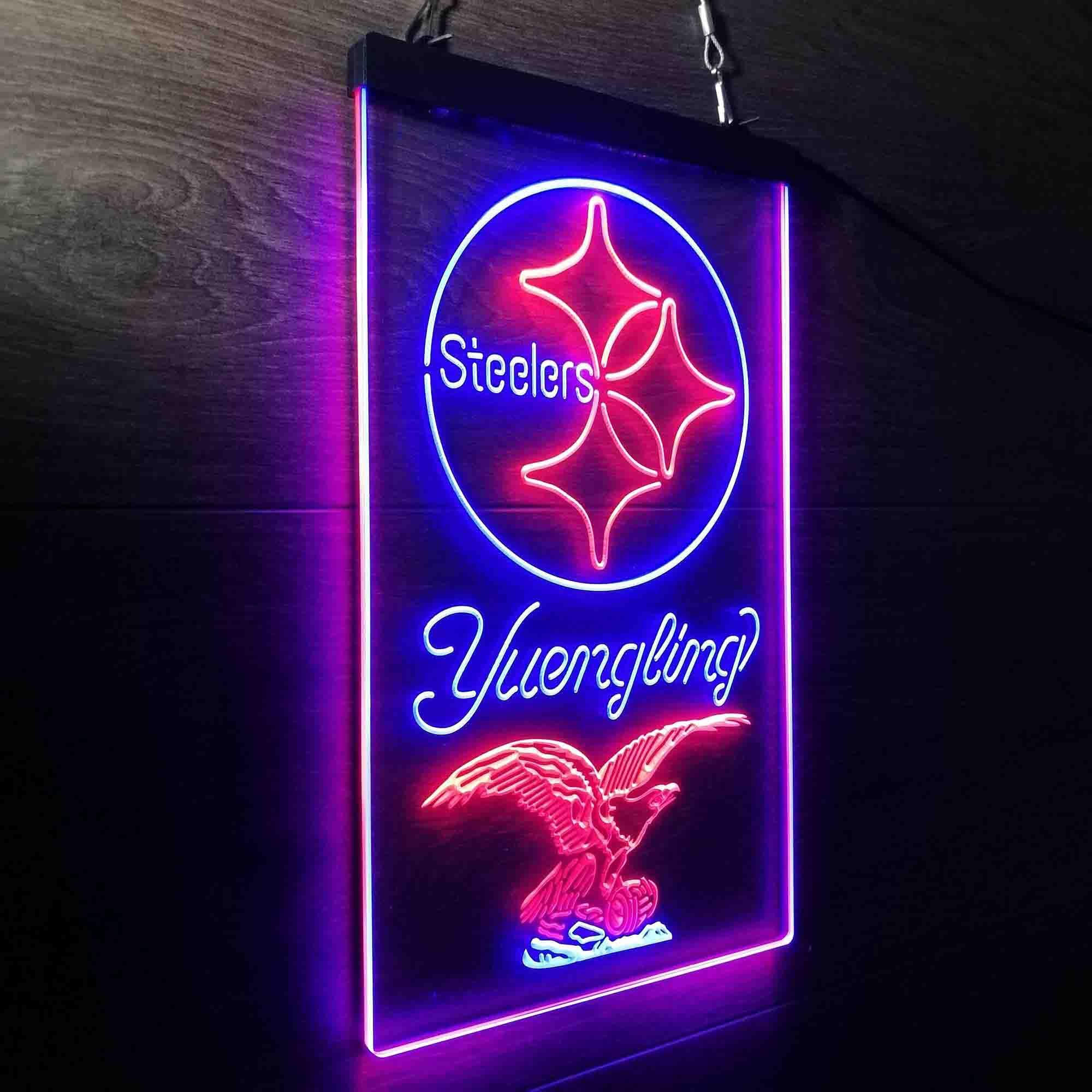 Yuengling Bar Pittsburgh Steelers Est. 1933 LED Neon Sign