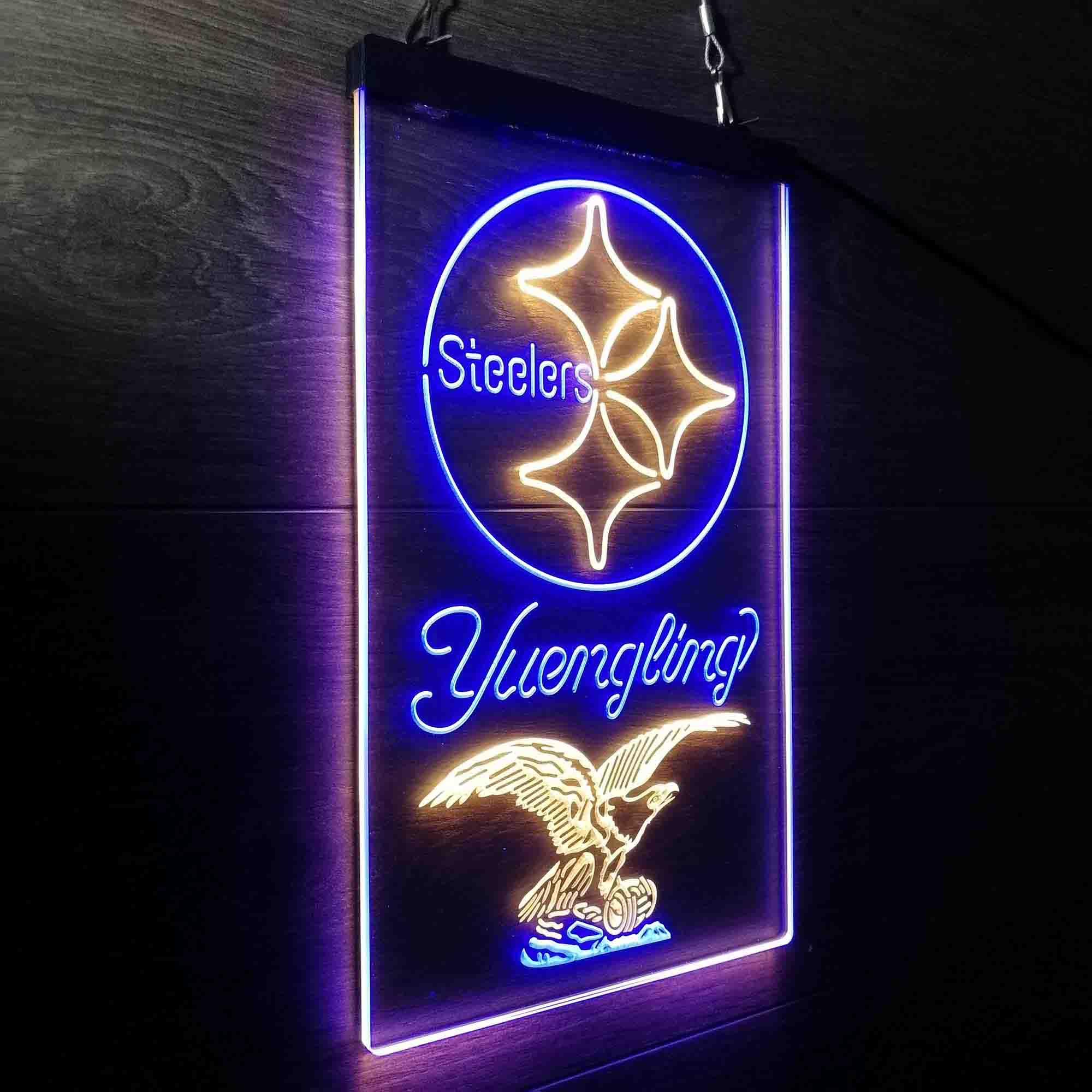 Yuengling Bar Pittsburgh Steelers Est. 1933 LED Neon Sign