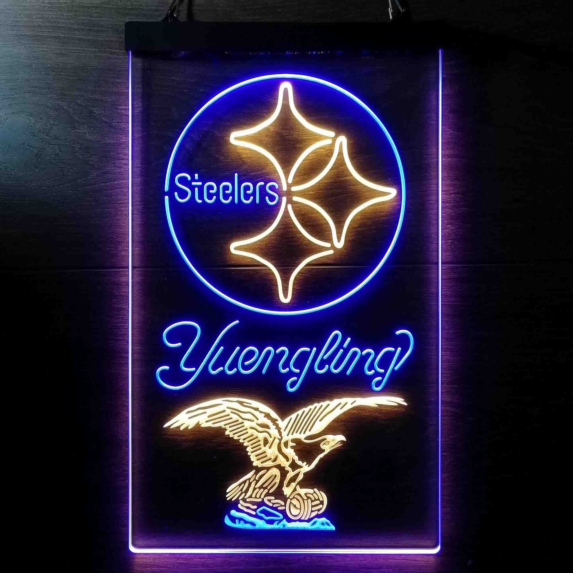 Yuengling Bar Pittsburgh Steelers Est. 1933 LED Neon Sign