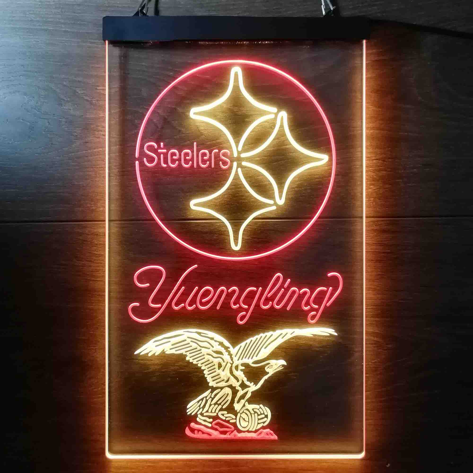 Yuengling Bar Pittsburgh Steelers Est. 1933 LED Neon Sign